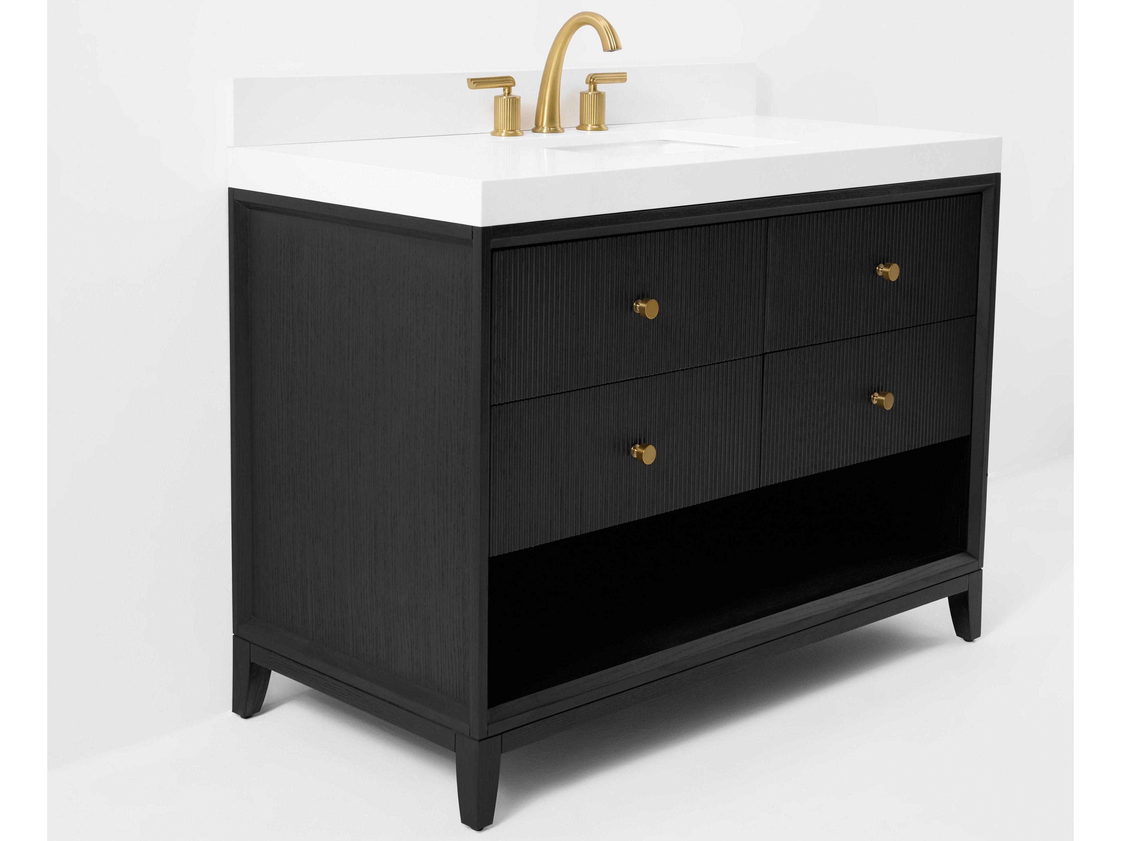 Ancerre Designs Momo Black Oak 48" Vanity