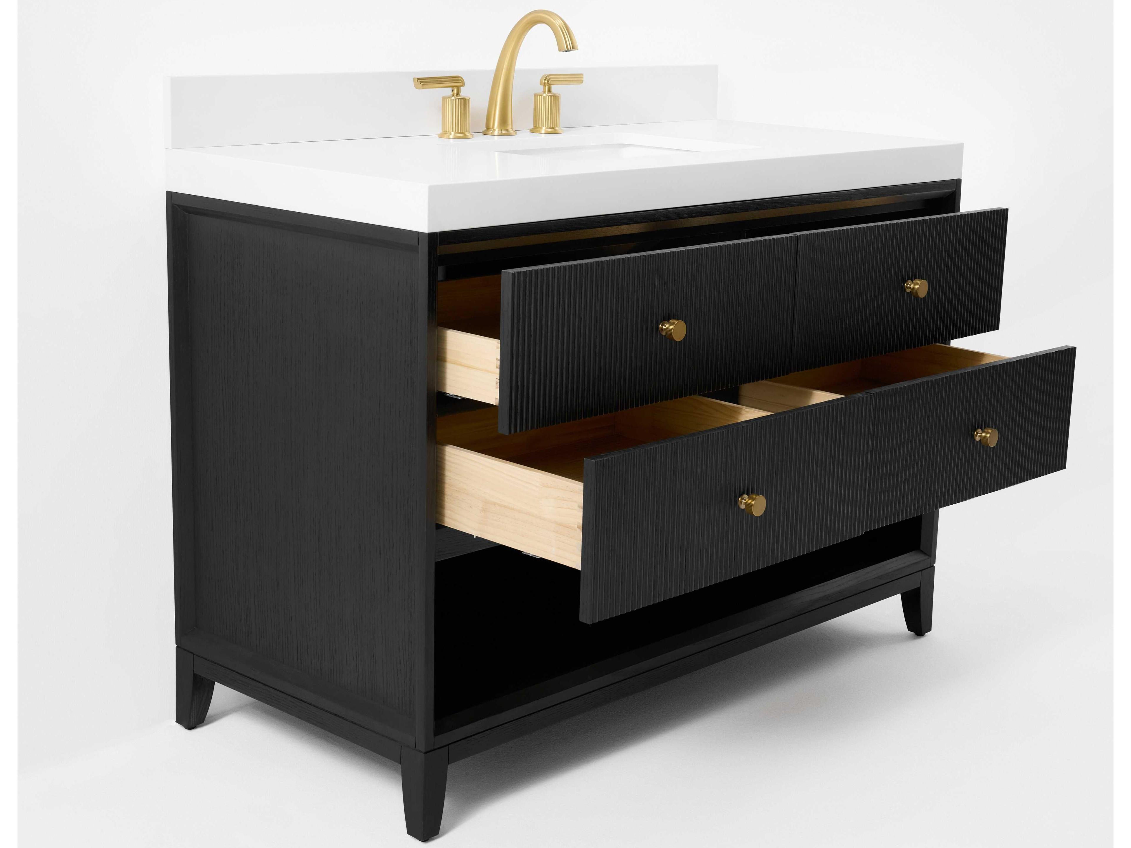 Ancerre Designs Momo Black Oak 48" Vanity