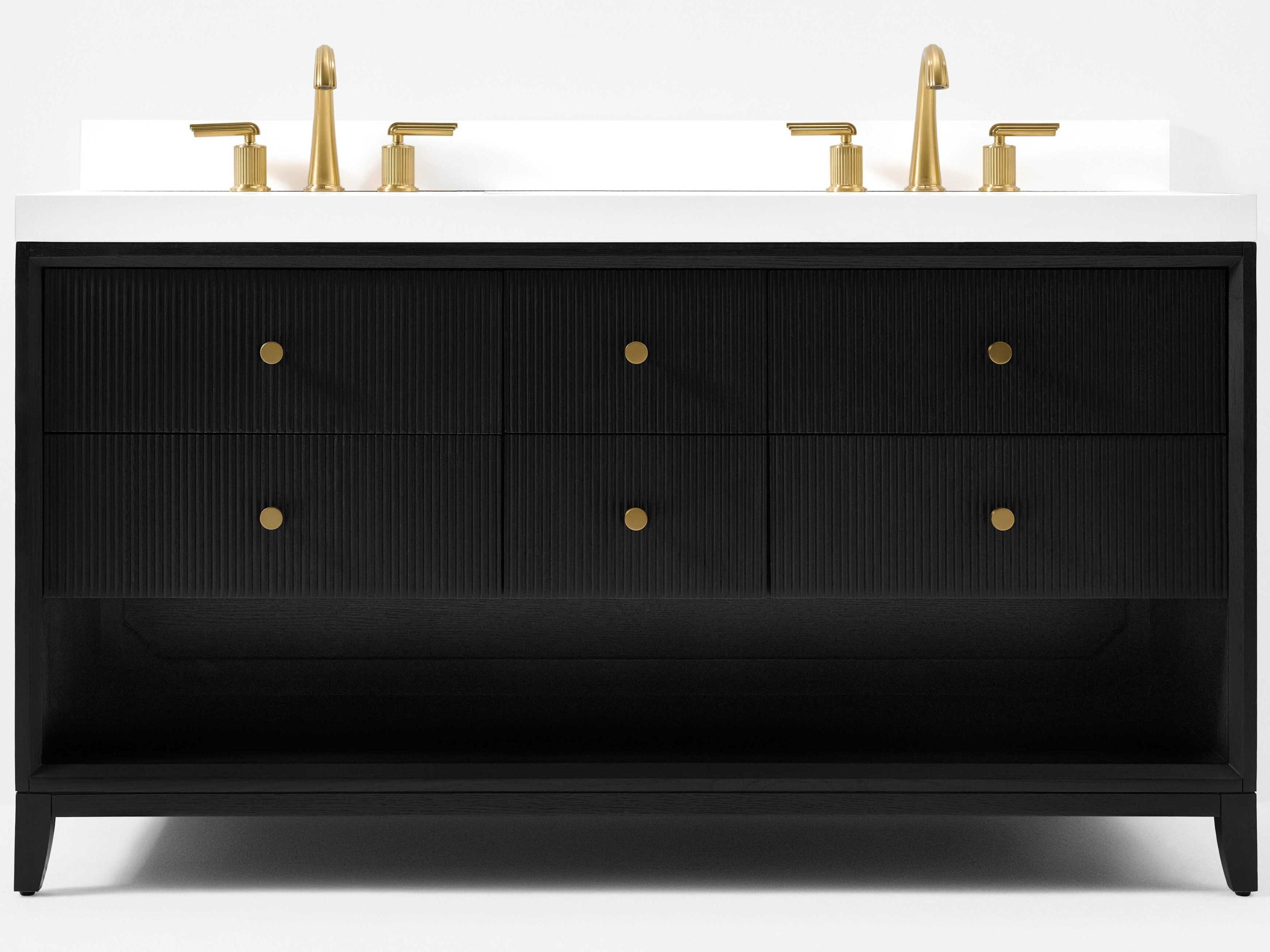 Ancerre Designs Momo Black Oak 60" Vanity