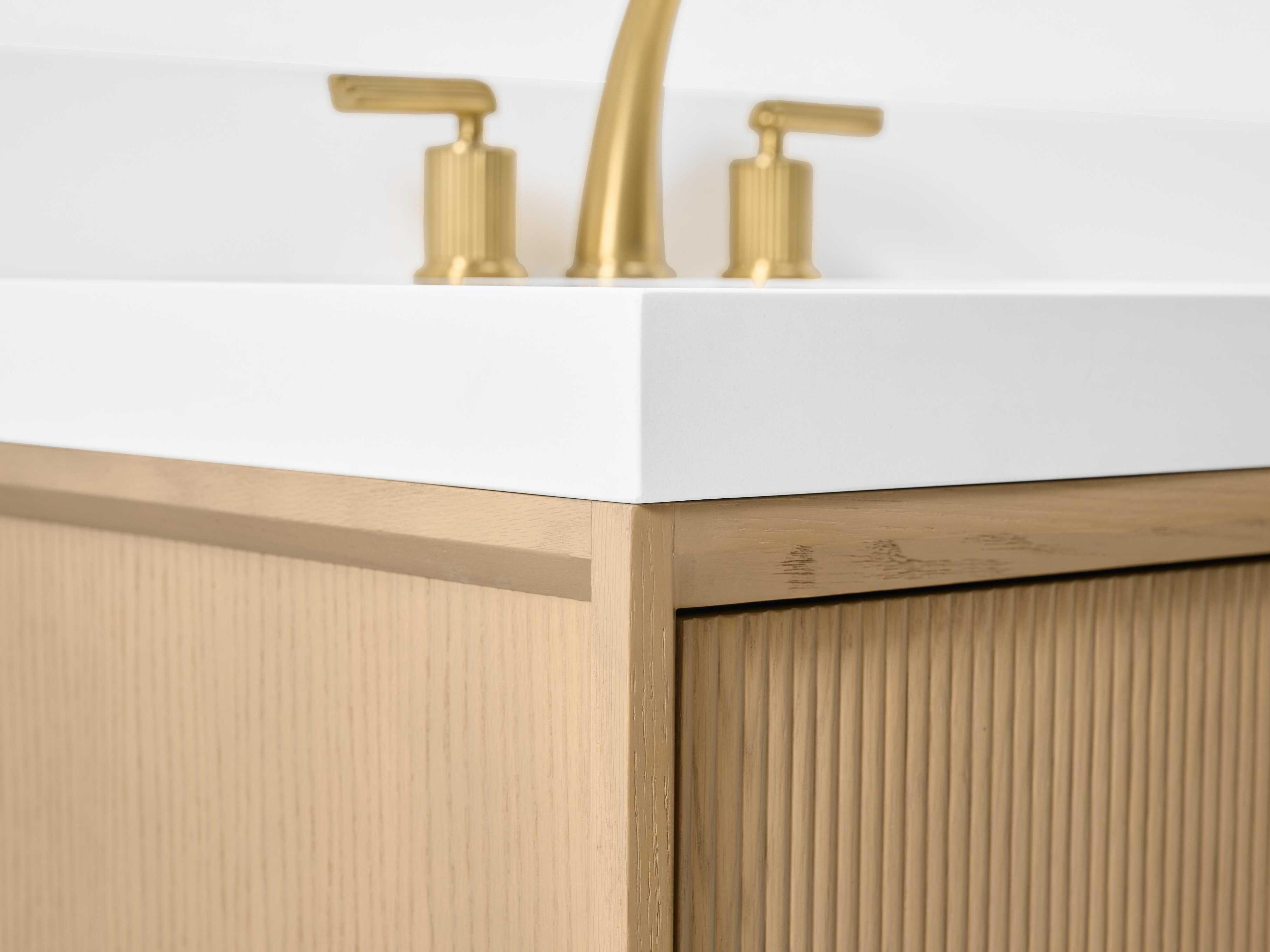 Ancerre Designs Momo Oak 84" Vanity