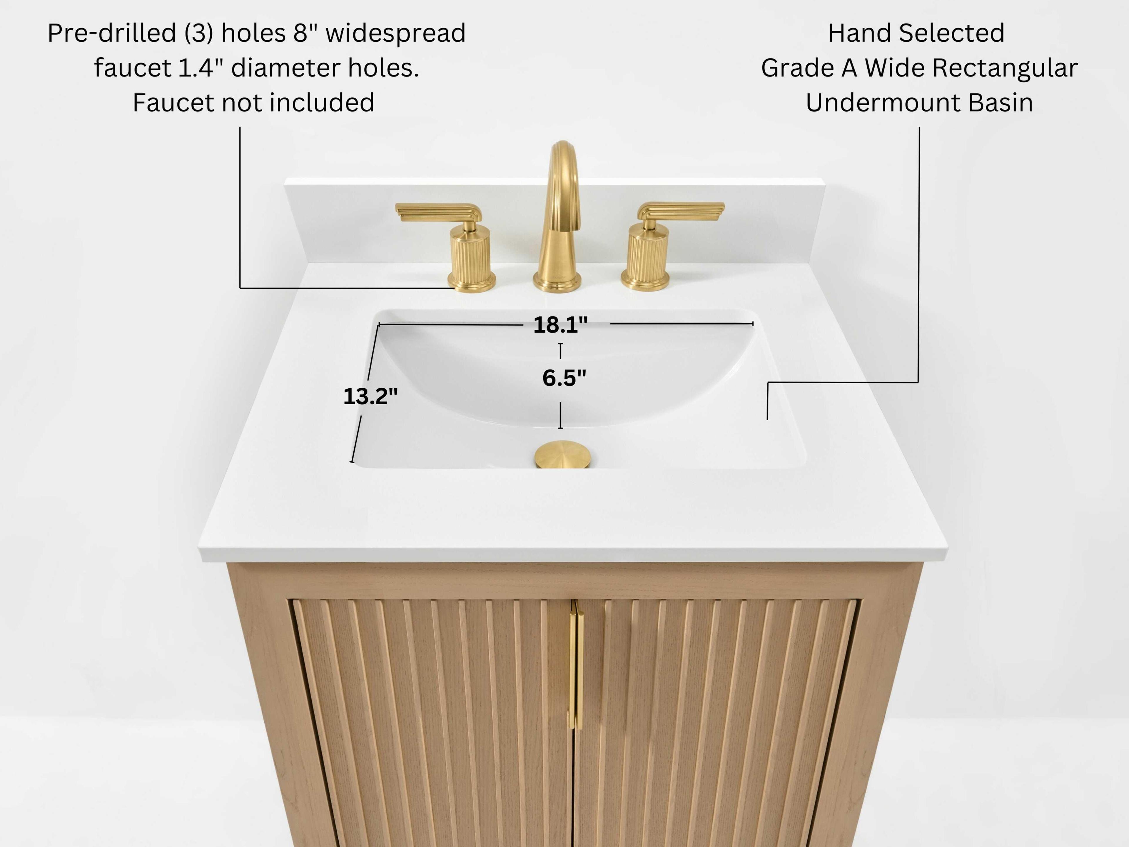 Ancerre Designs Turlington Oak 24" Vanity