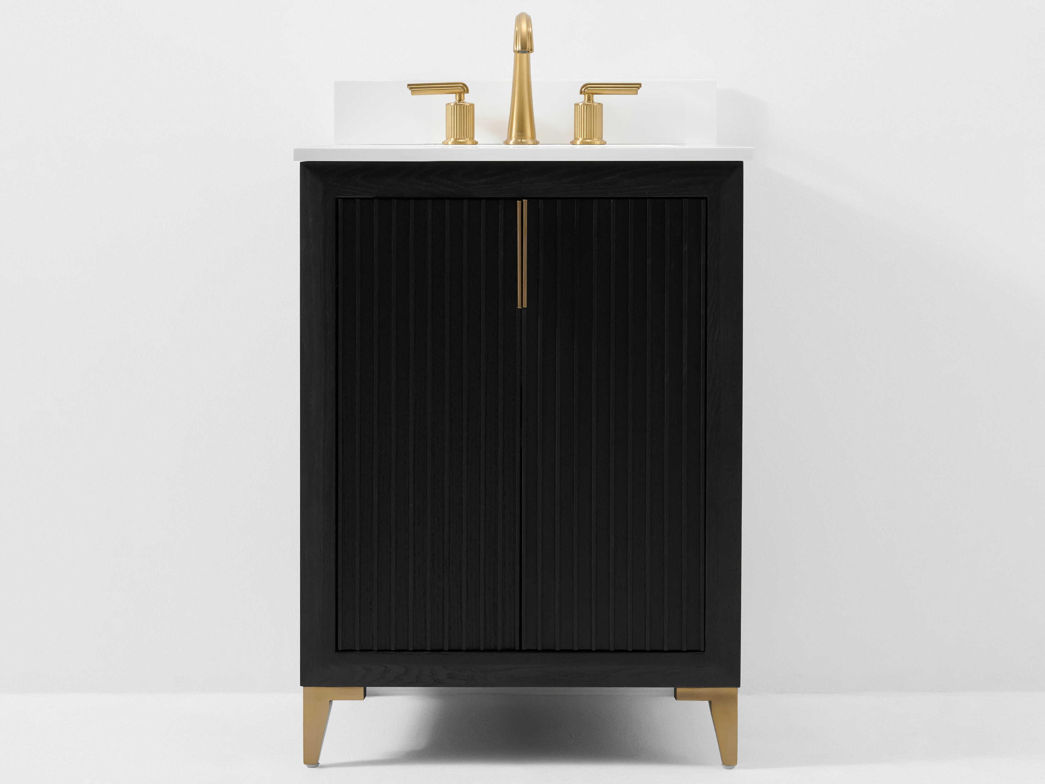 Ancerre Designs Turlington Black Oak 24" Vanity