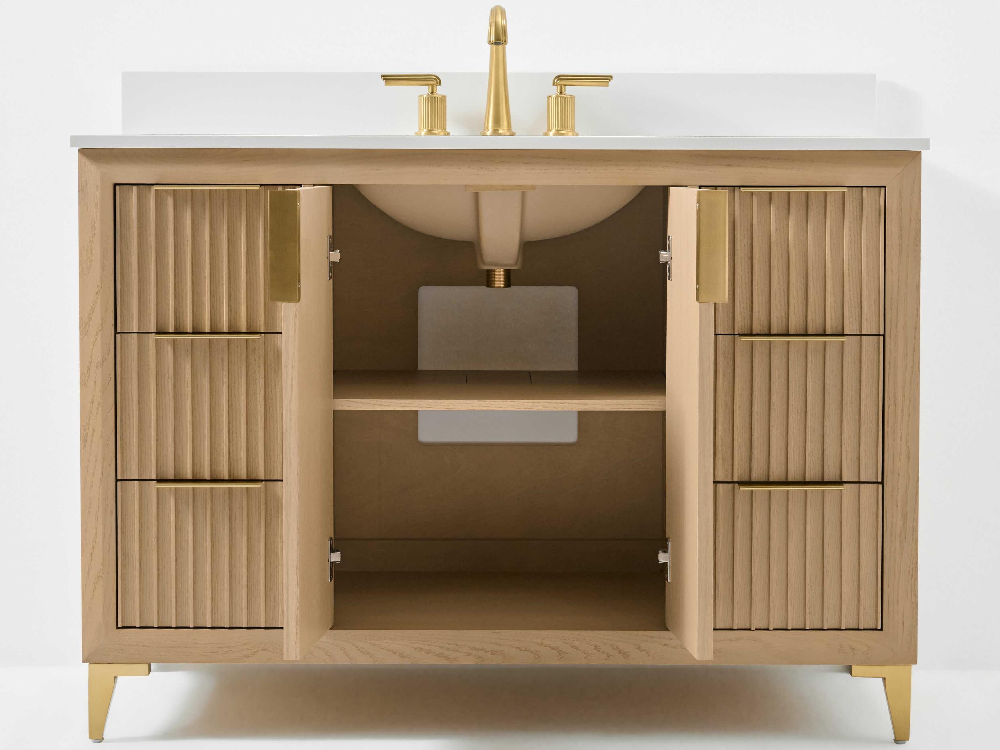 Ancerre Designs Turlington Oak 48" Vanity