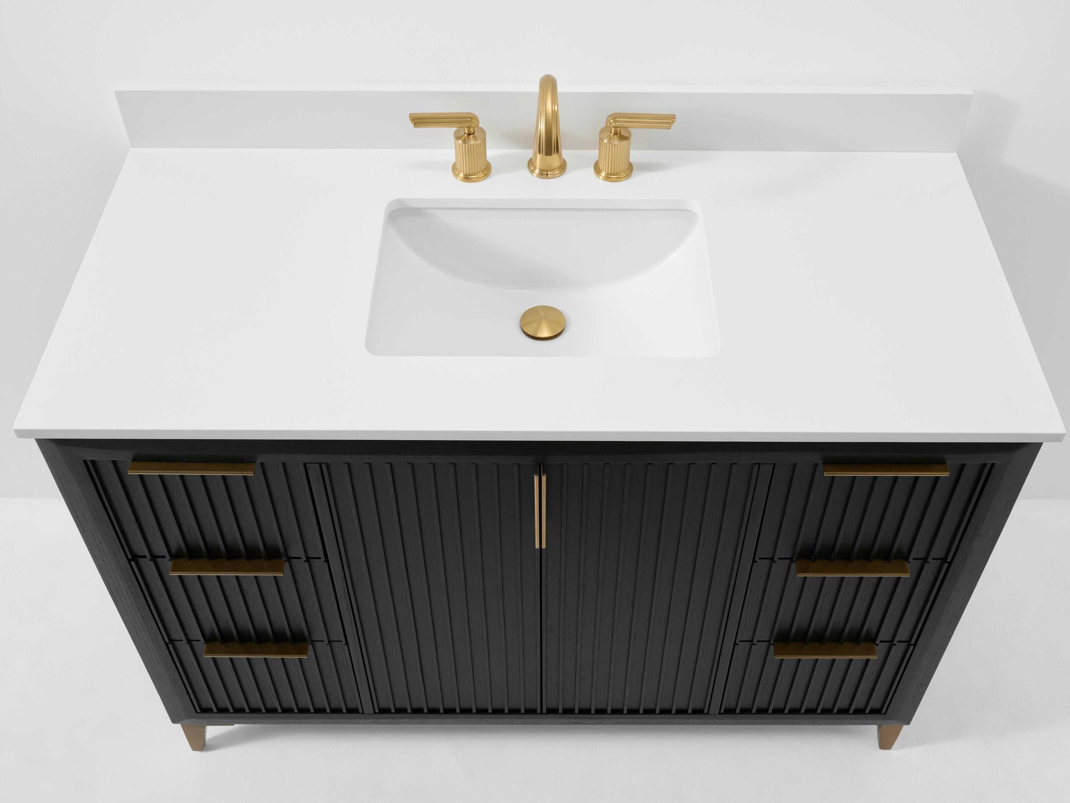 Ancerre Designs Turlington Black Oak 48" Vanity