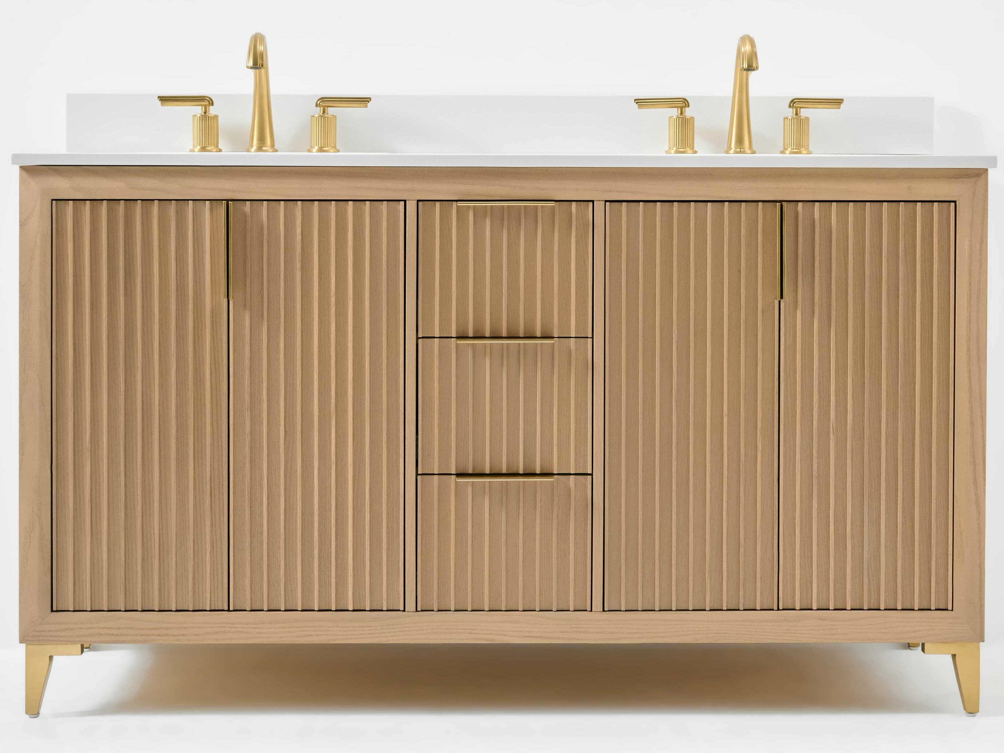 Ancerre Designs Turlington Oak 60" Vanity