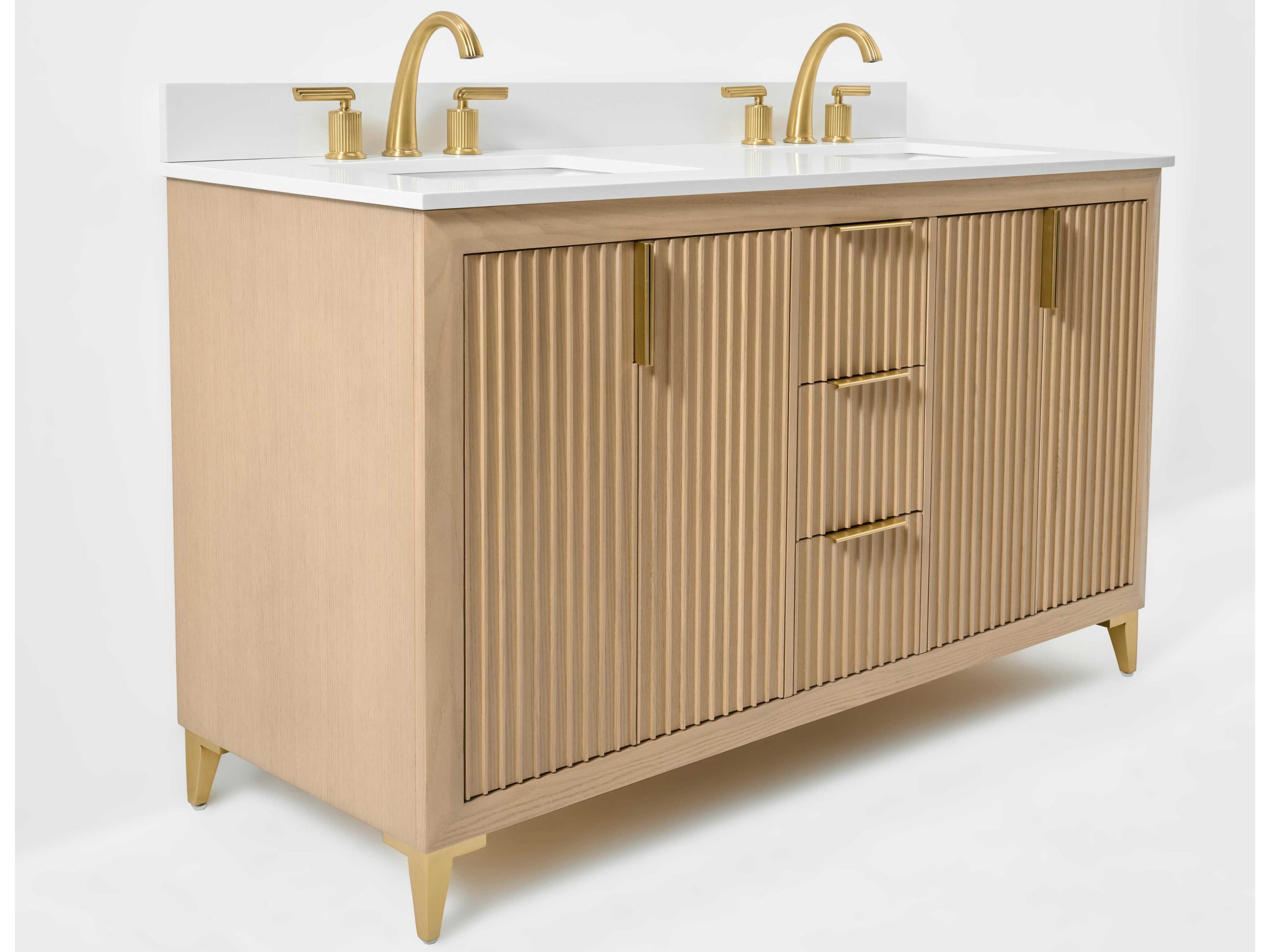 Ancerre Designs Turlington Oak 60" Vanity