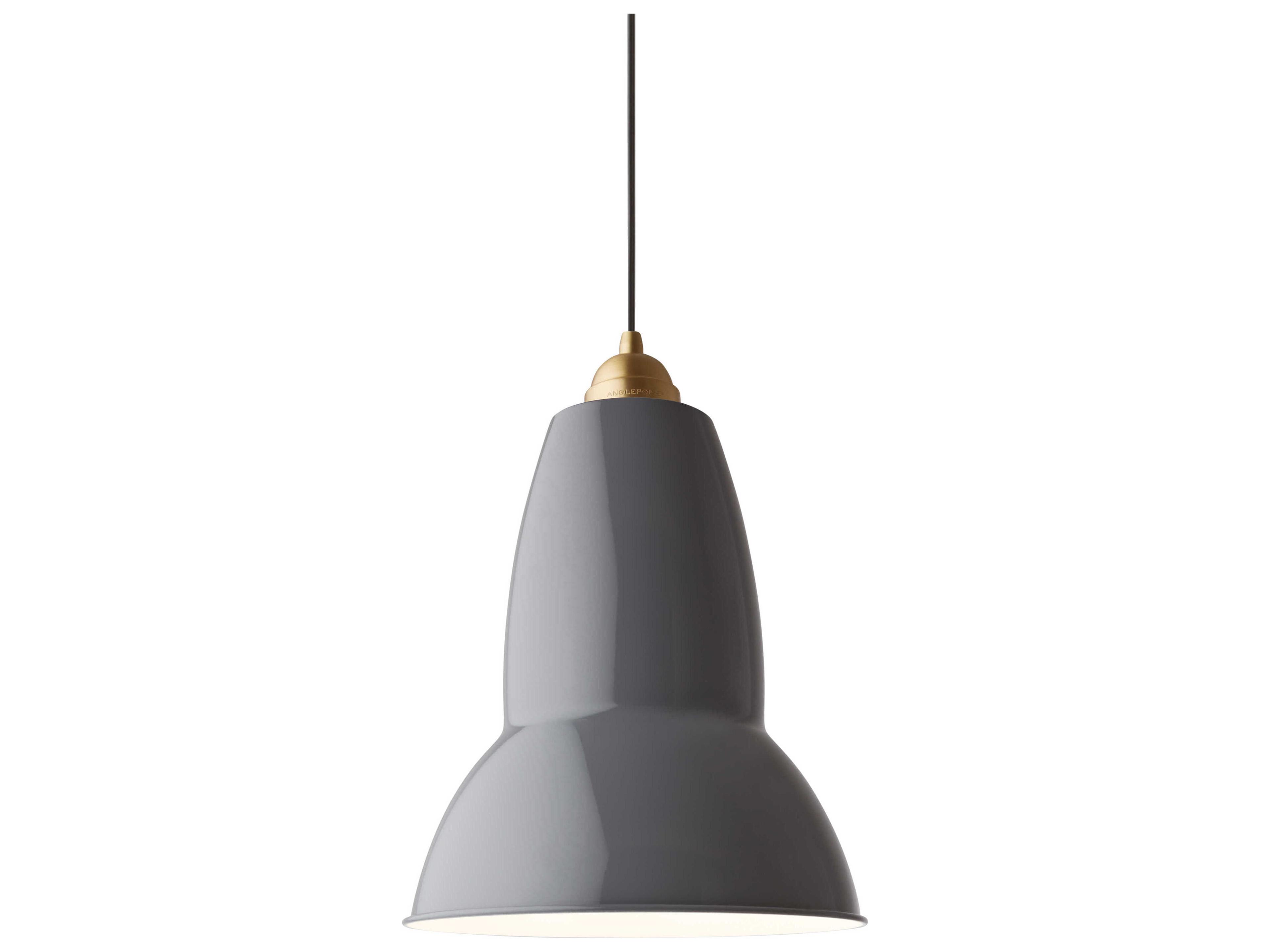 Anglepoise Original-1227 Maxi 1-Light Elephant Grey Bell Mini Pendant