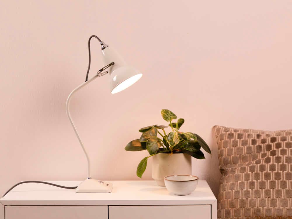 Anglepoise Original-1227 Mini Linen White Desk Lamp
