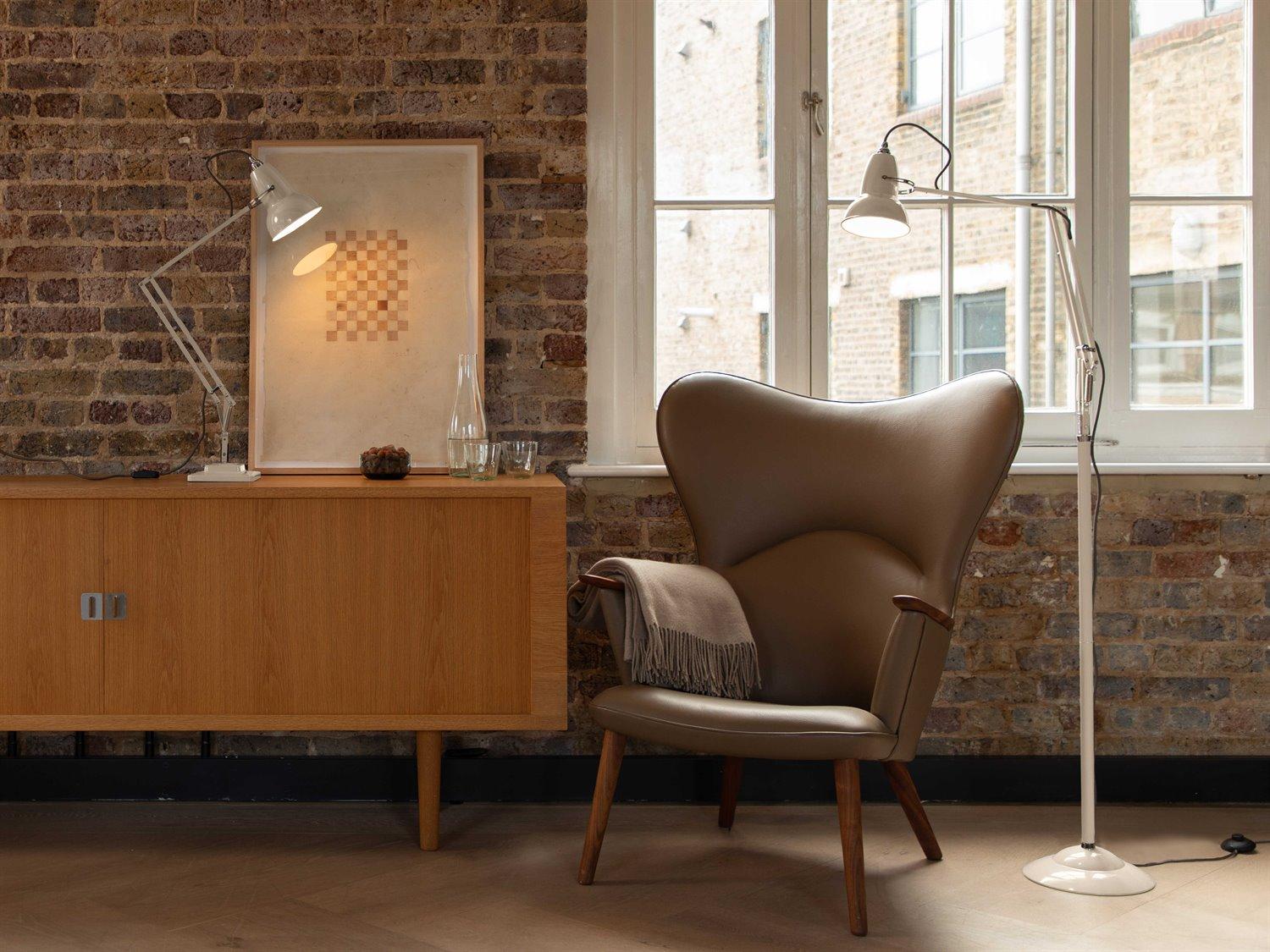 Anglepoise Original-1227 Linen White Floor Lamp