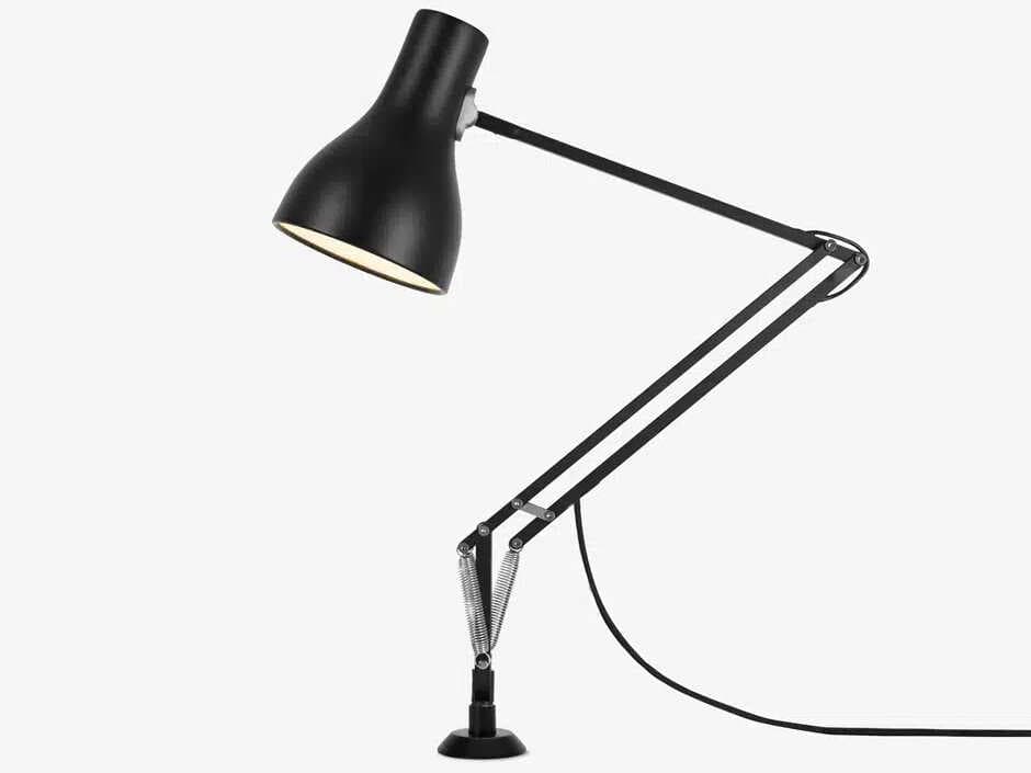 Anglepoise Type Range Jet Black Desk Insert