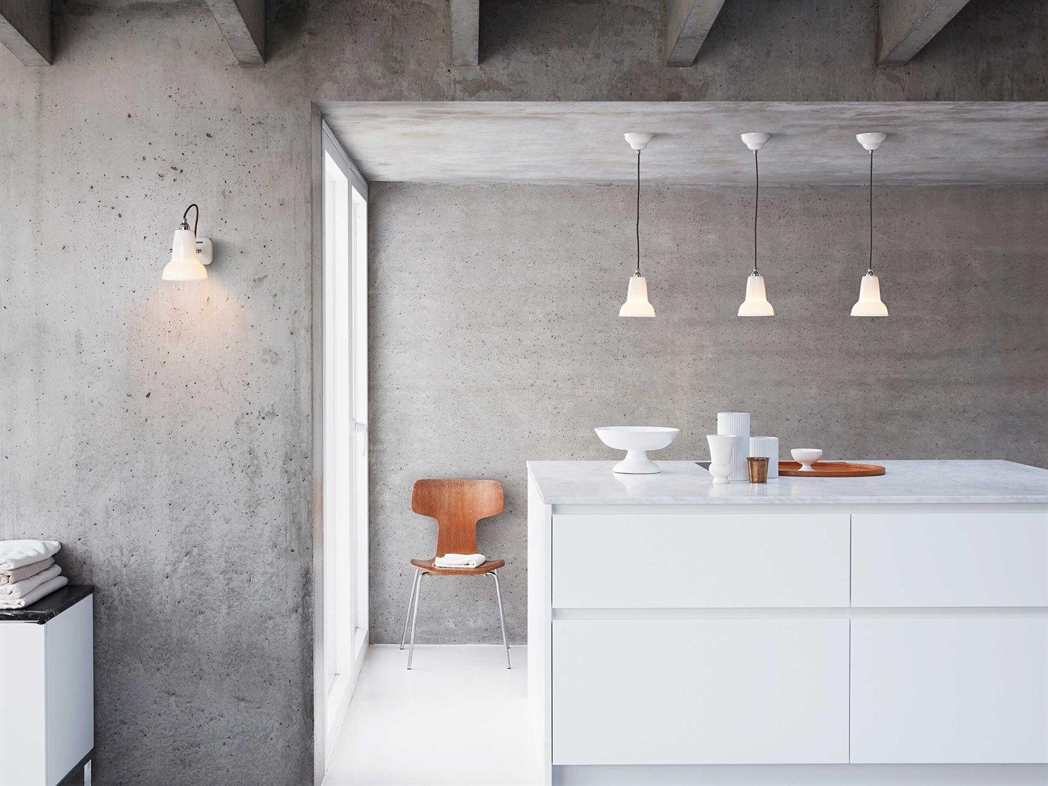 Anglepoise Original-1227 Mini 1-Light Pure White Bell Mini Pendant