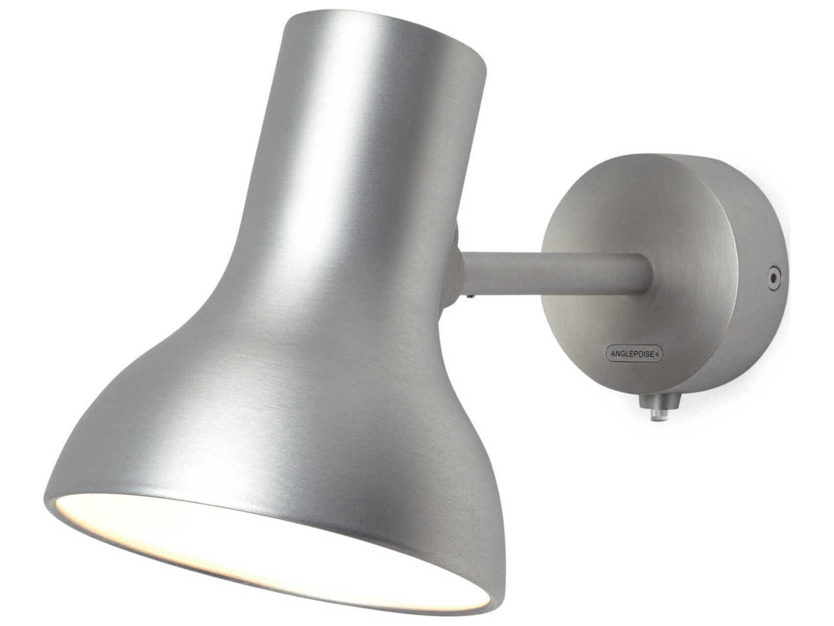 Anglepoise Type-75 Mini 1-Light Silver Luster Wall Sconce