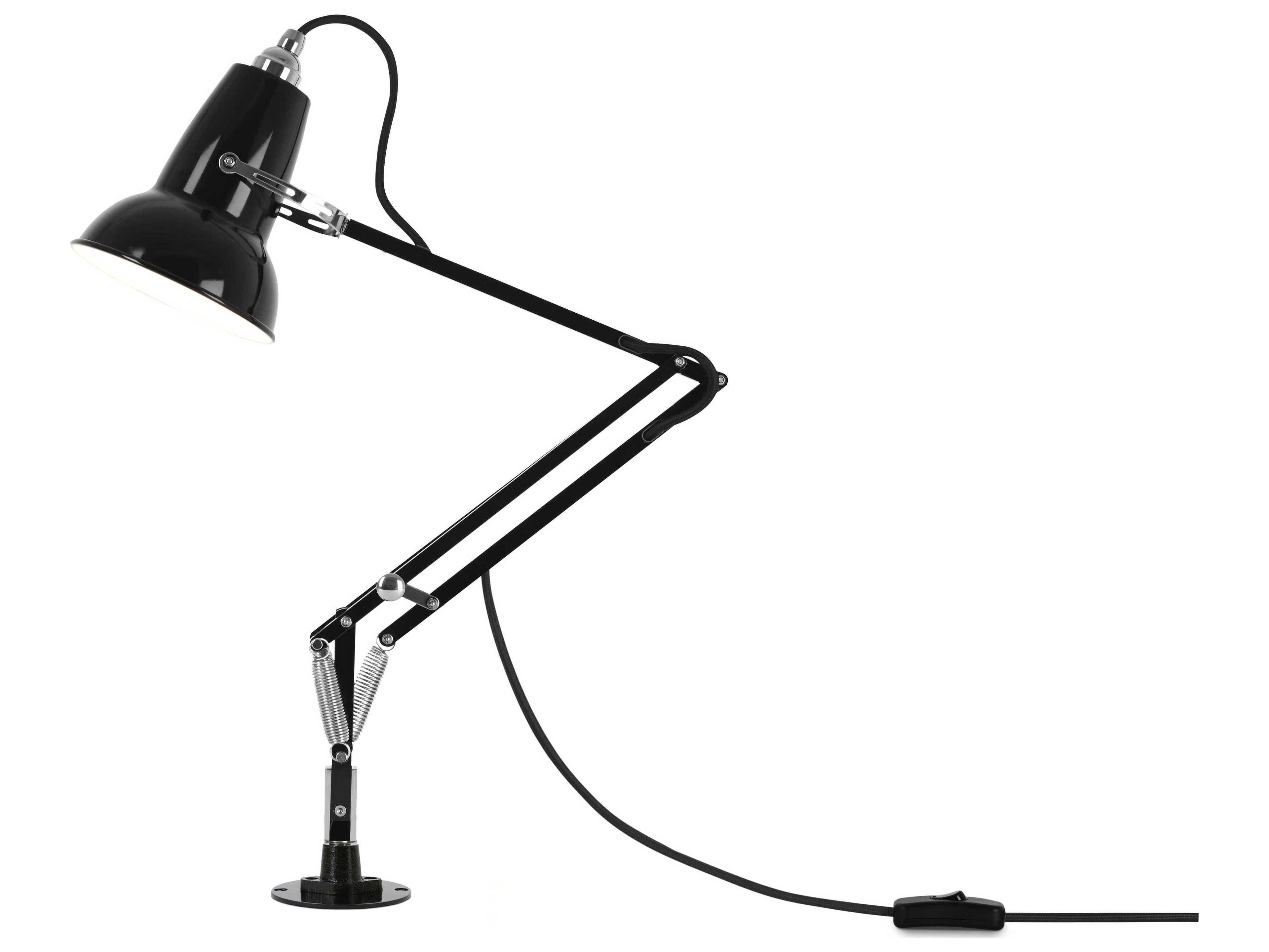 Anglepoise Original-1227 Mini Jet Black Desk Lamp with Insert