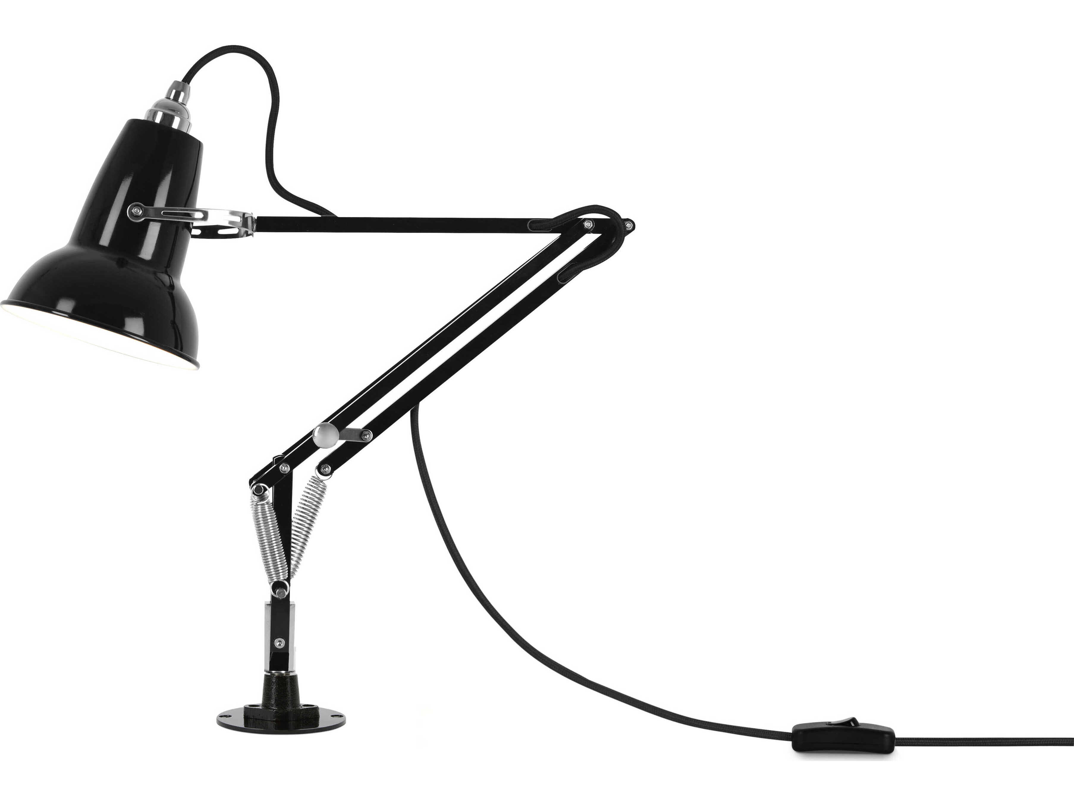 Anglepoise Original-1227 Mini Jet Black Desk Lamp with Insert