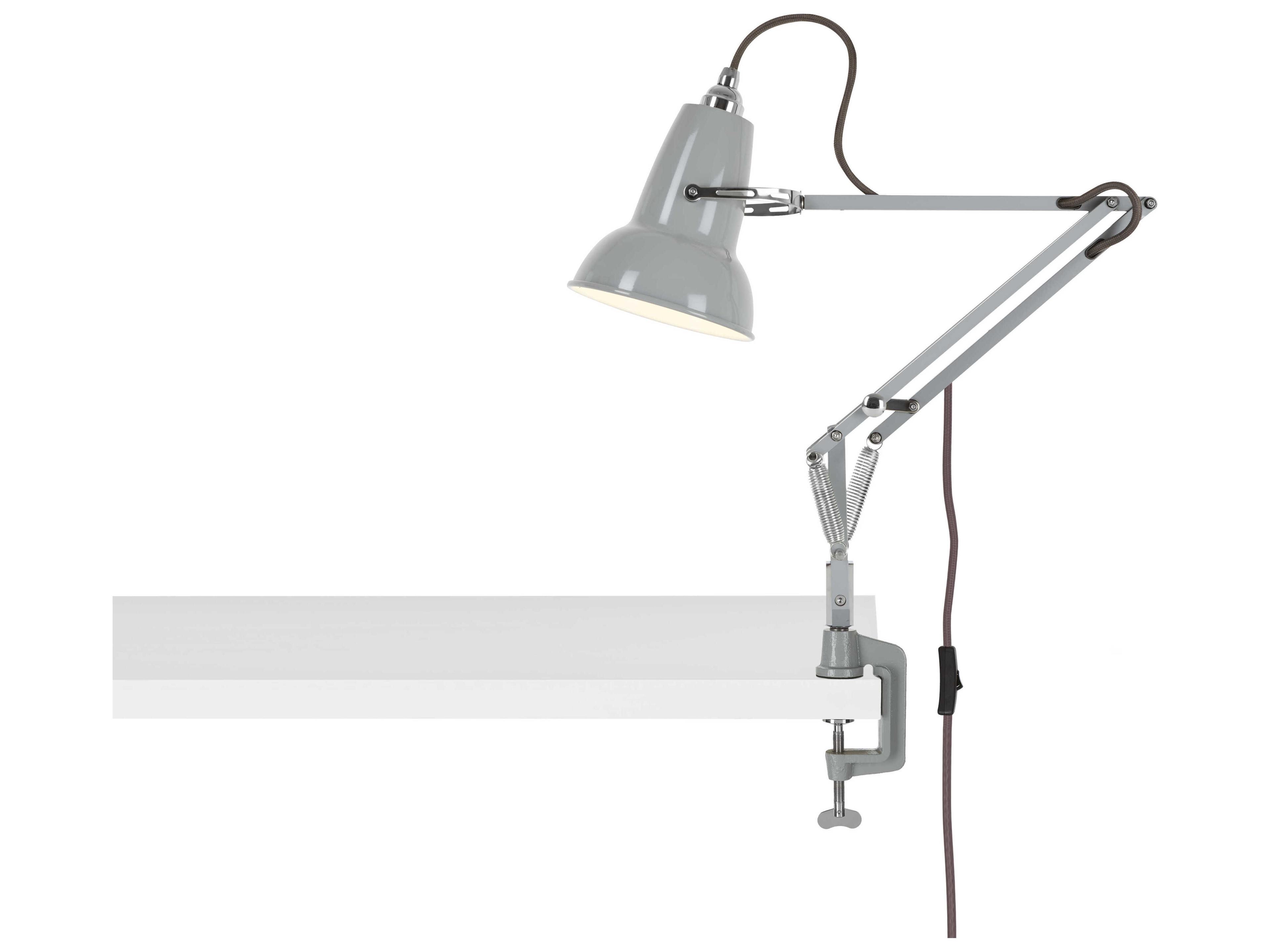 Anglepoise Original-1227 Mini Dove Grey Desk Lamp with Clamp