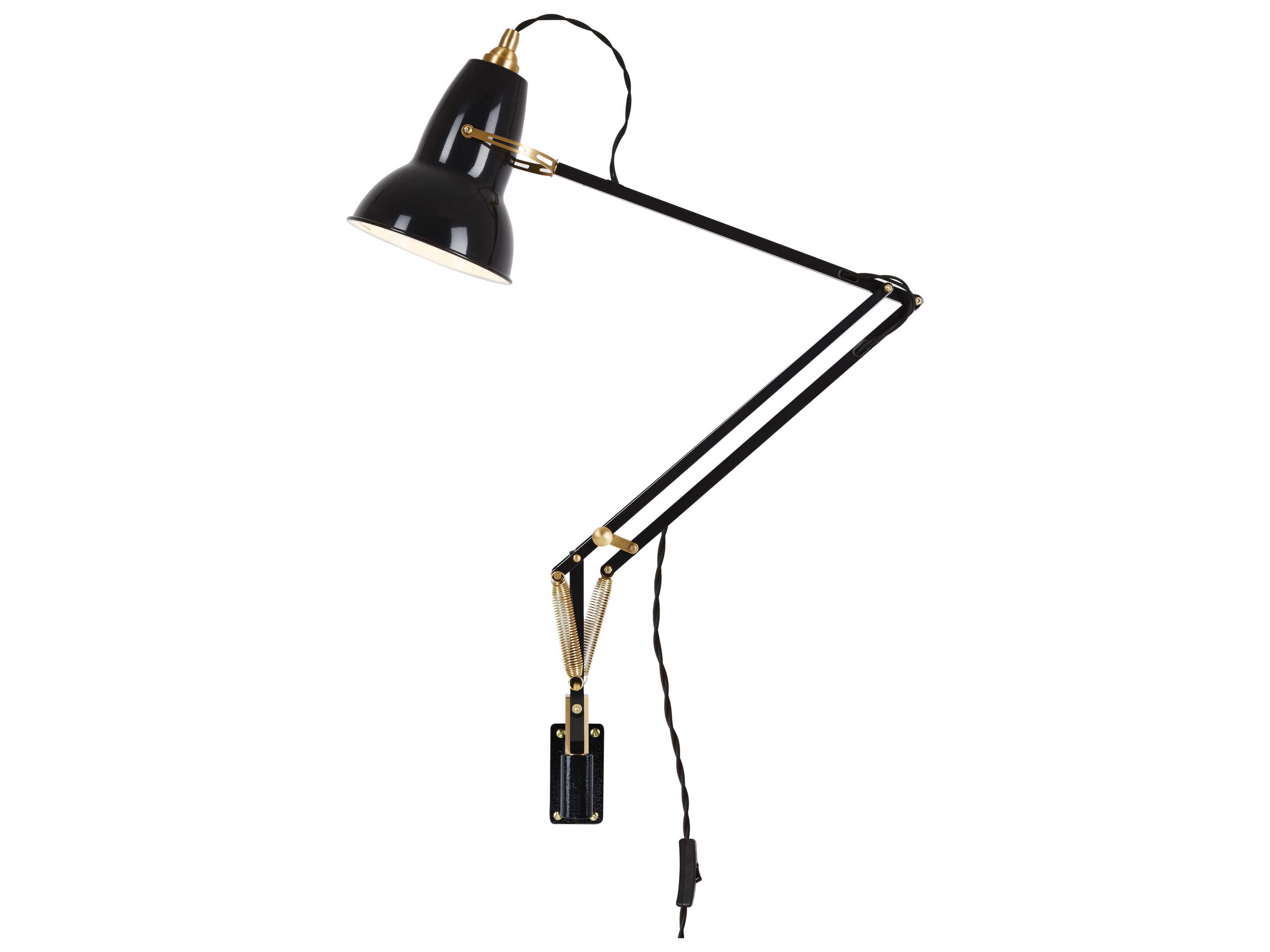 Anglepoise Original-1227 1-Light Jet Black Swing Wall Sconce