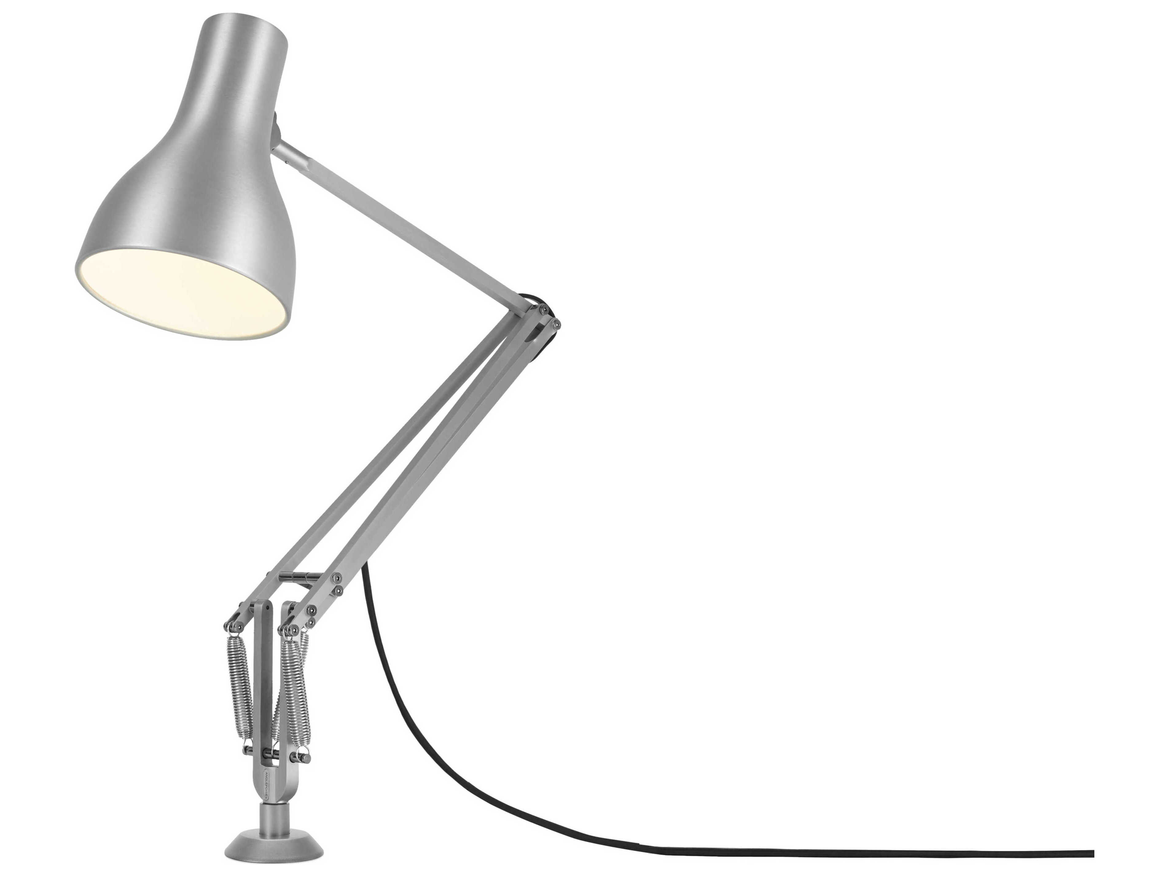 Anglepoise Type-75 Silver Luster Desk Lamp with Insert