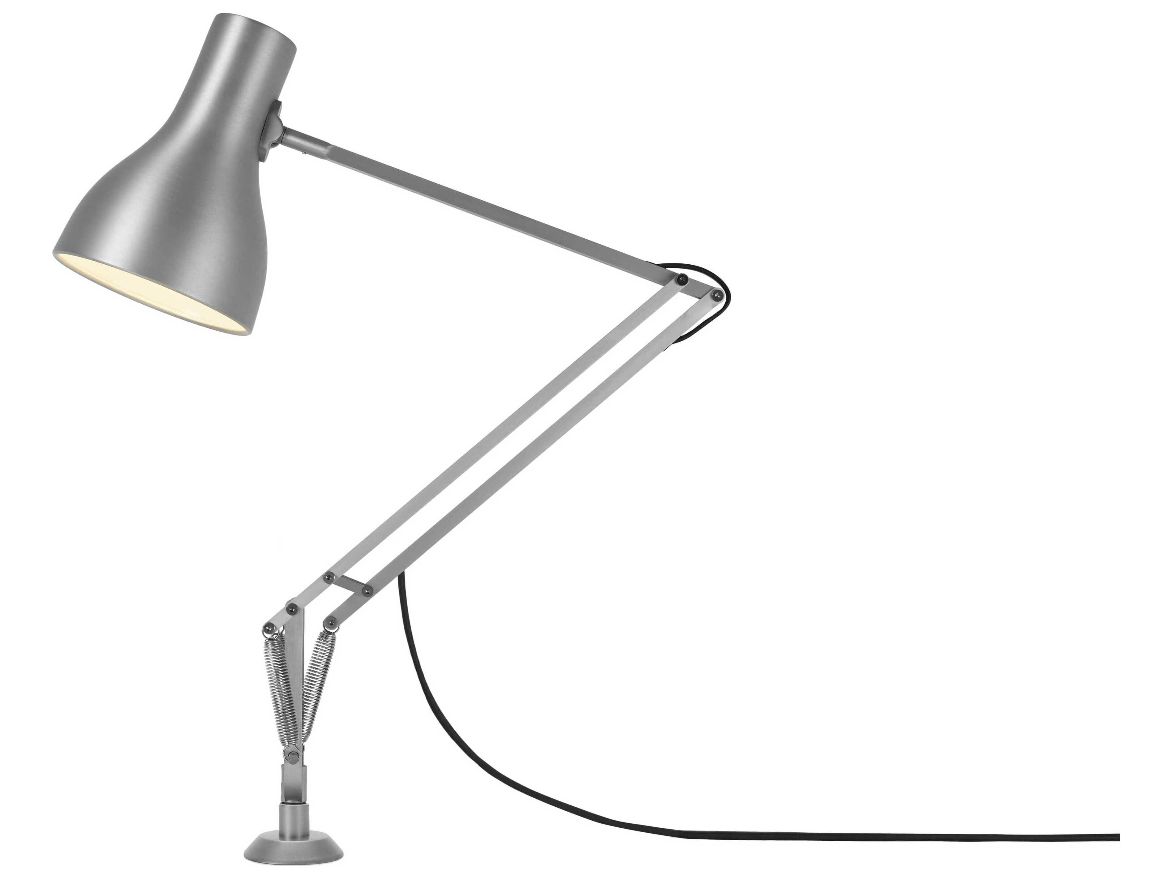 Anglepoise Type-75 Silver Luster Desk Lamp with Insert