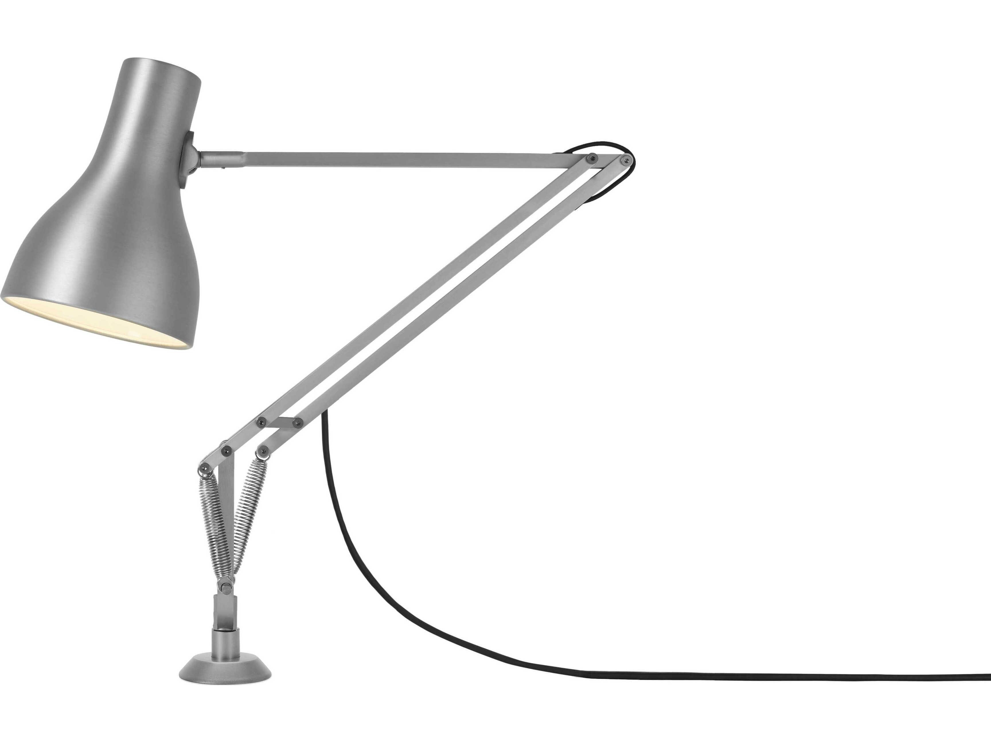 Anglepoise Type-75 Silver Luster Desk Lamp with Insert