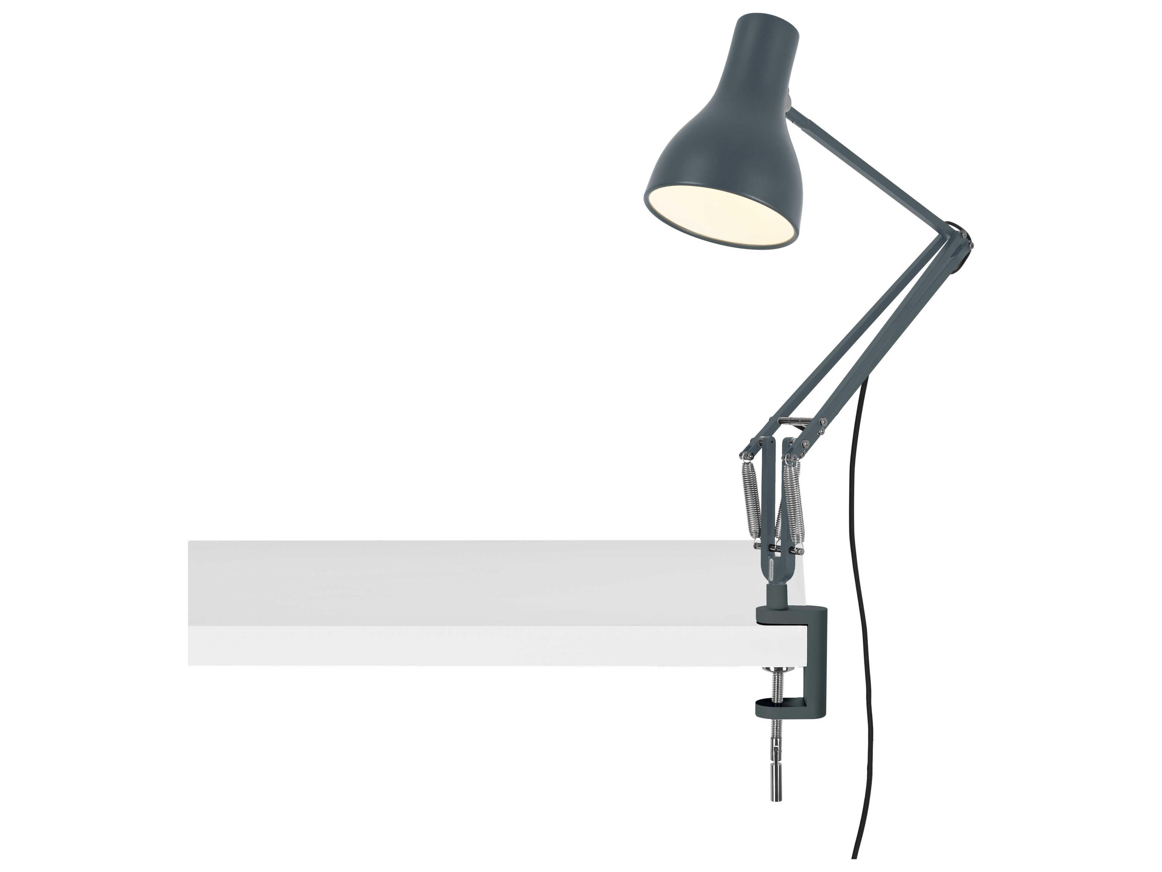 Anglepoise Type-75 Slate Grey Desk Lamp with Clamp