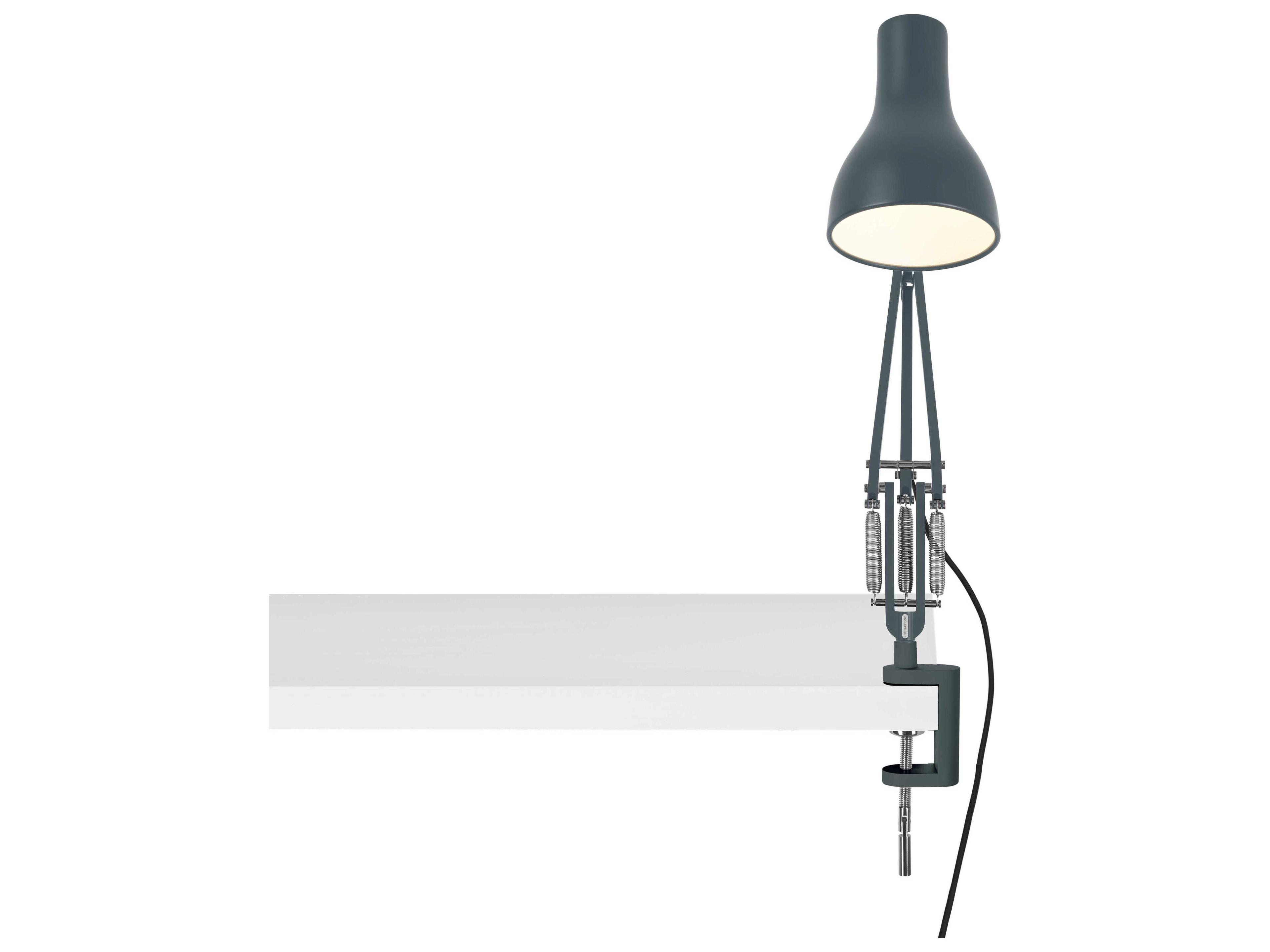 Anglepoise Type-75 Slate Grey Desk Lamp with Clamp