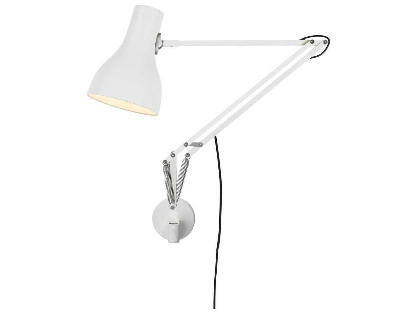 Anglepoise Type-75 1-Light Alpine White Swing Wall Sconce