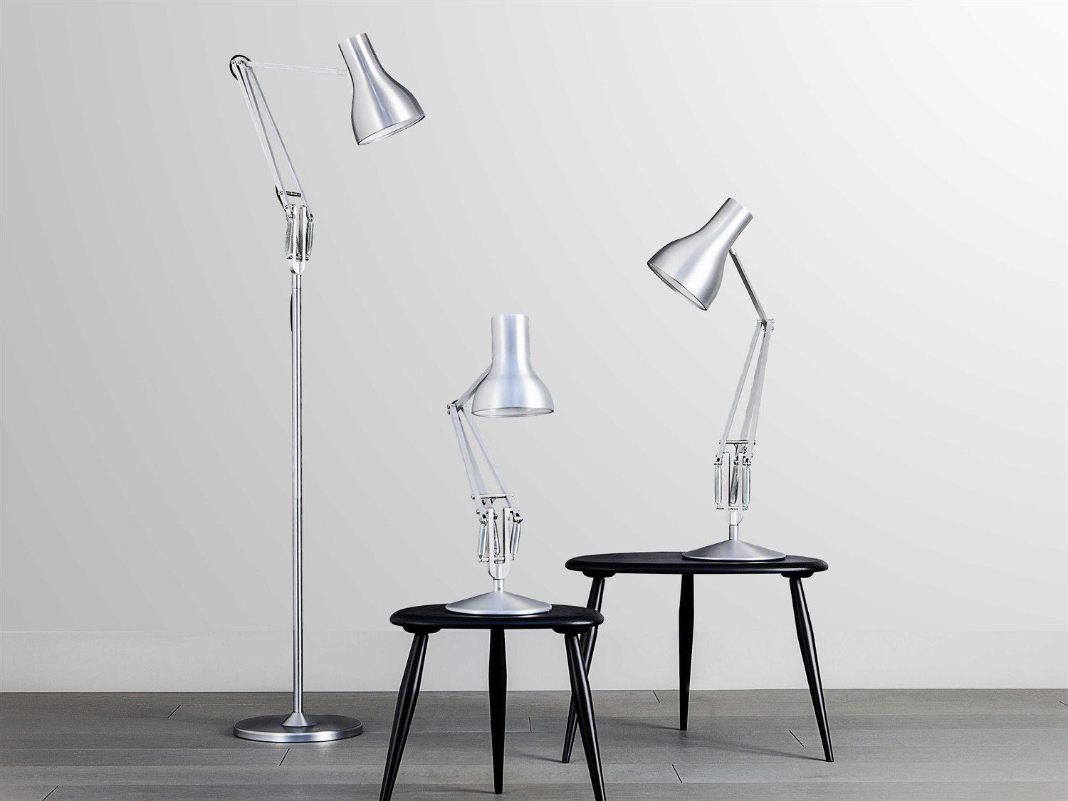 Anglepoise Type-75 Silver Luster Floor Lamp
