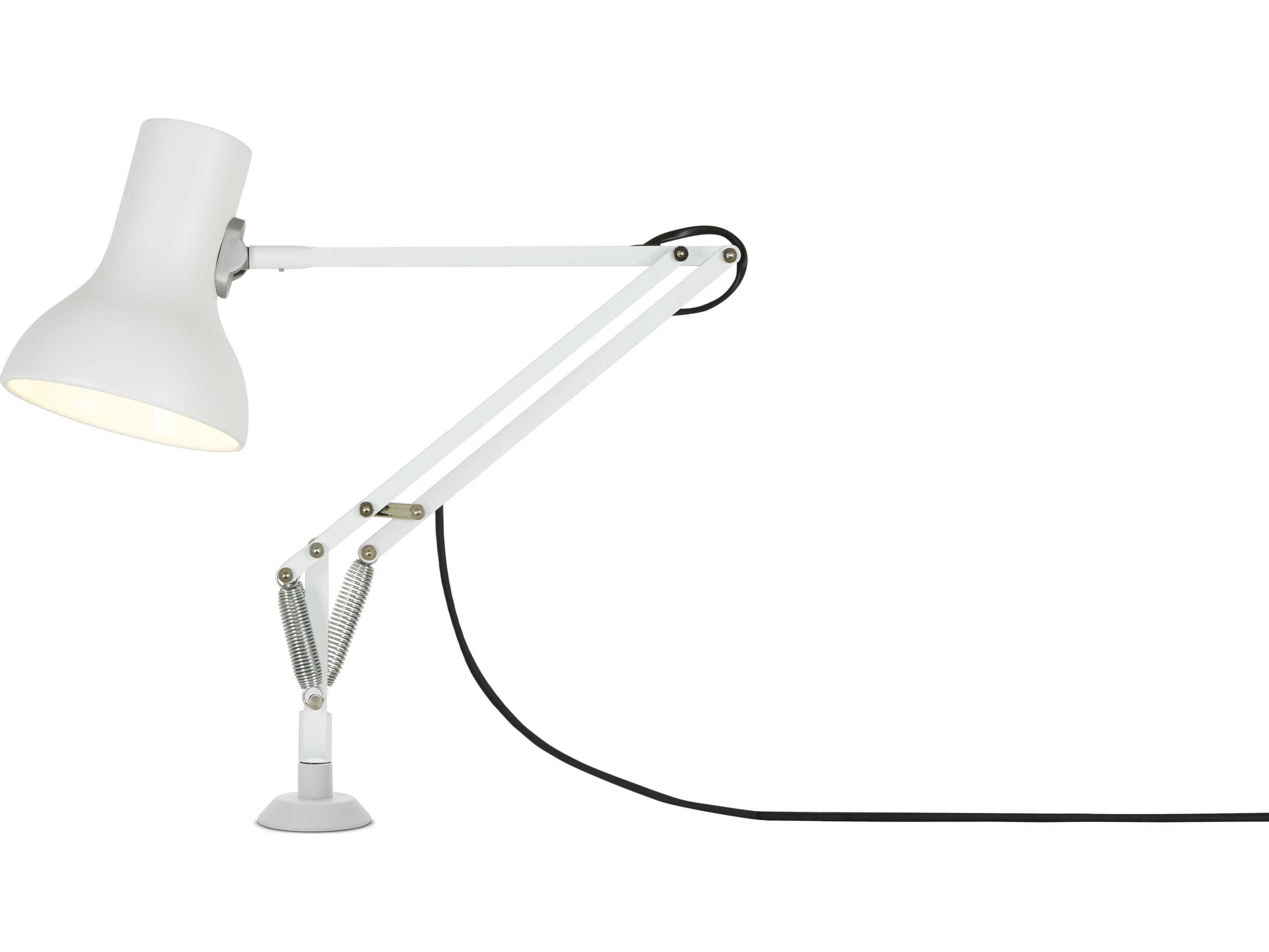 Anglepoise Type-75 Mini Alpine White Desk Lamp with Insert