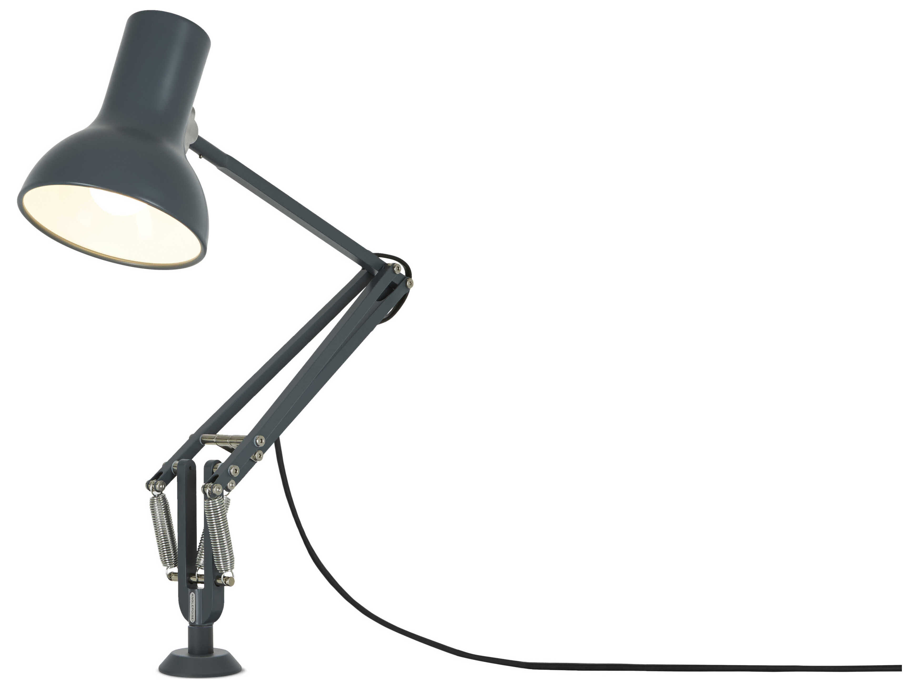 Anglepoise Type-75 Mini Slate Grey Desk Lamp with Insert