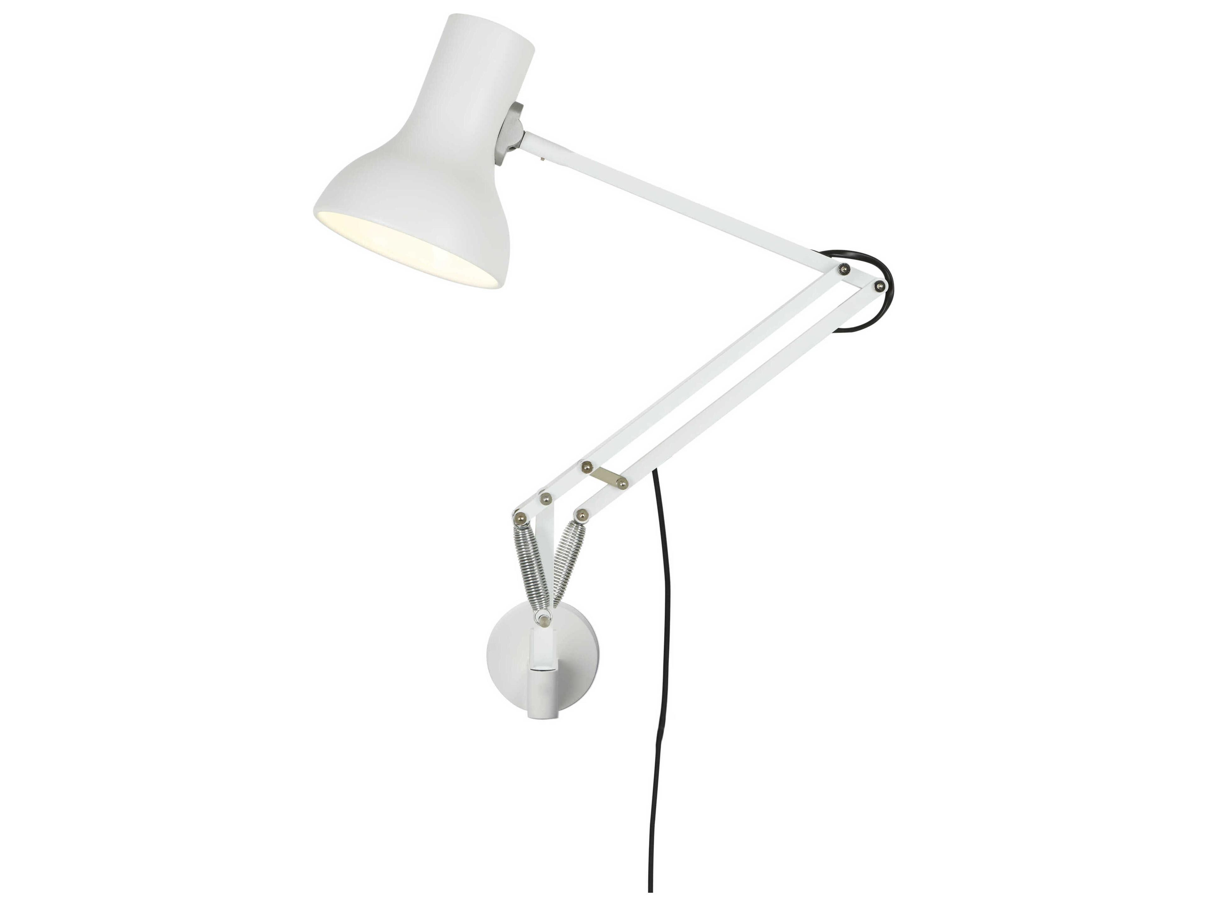 Anglepoise Type-75 Mini 1-Light Alpine White Swing Wall Sconce