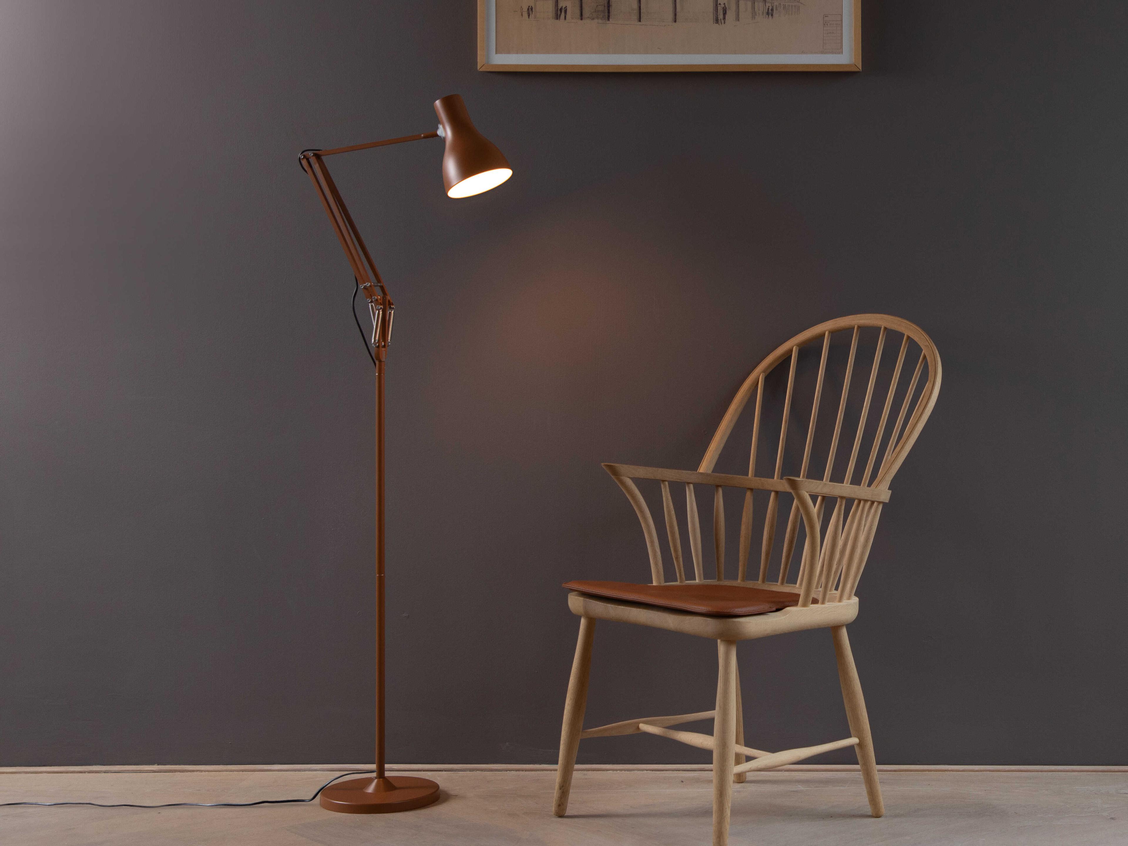 Anglepoise Type-75 Margaret Howell Sienna Brown Floor Lamp