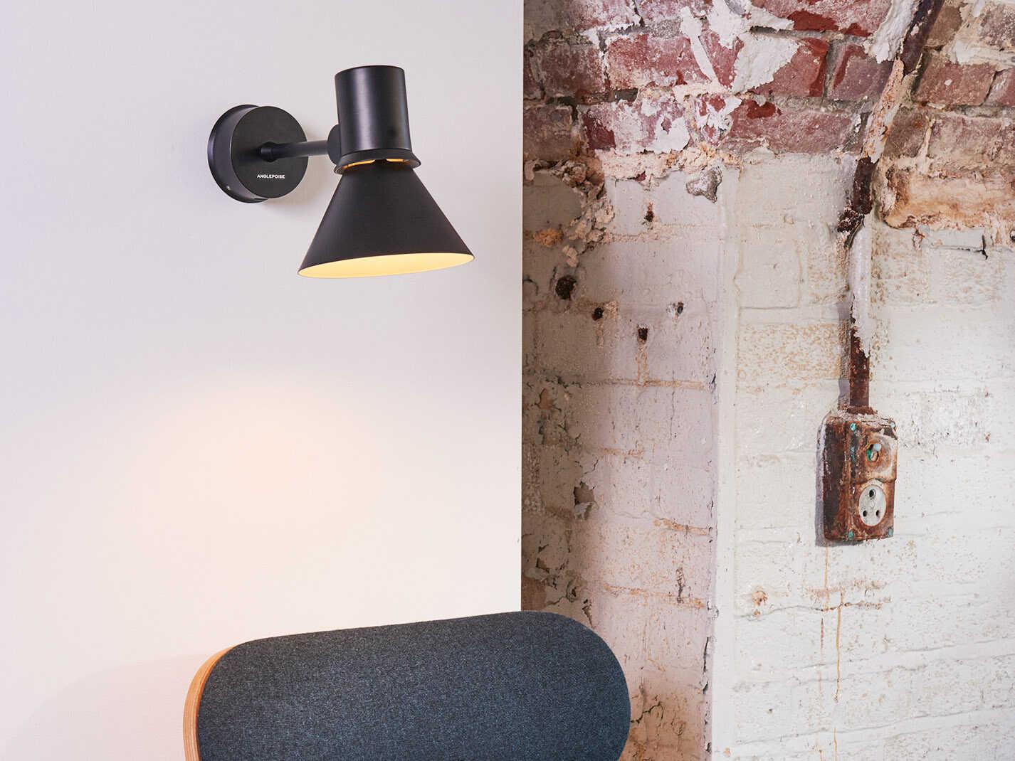 Anglepoise Type-80 1-Light Matte Black Wall Sconce