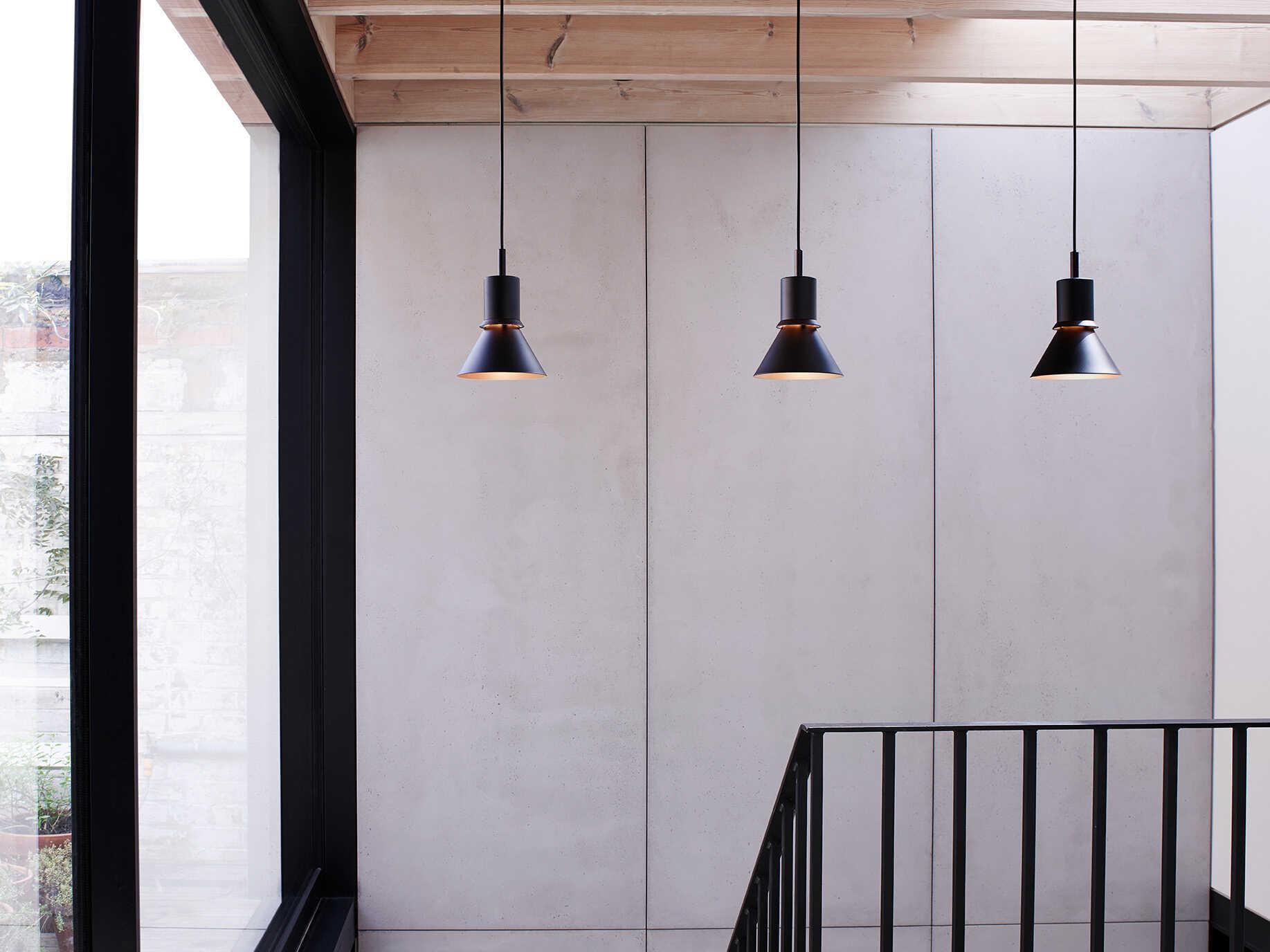 Anglepoise Type-80 1-Light Matte Black Mini Pendant