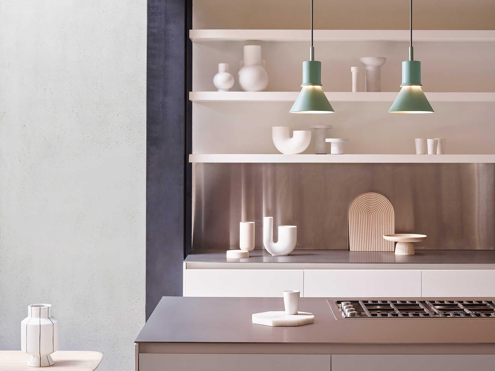 Anglepoise Type-80 1-Light Pistachio Green Mini Pendant