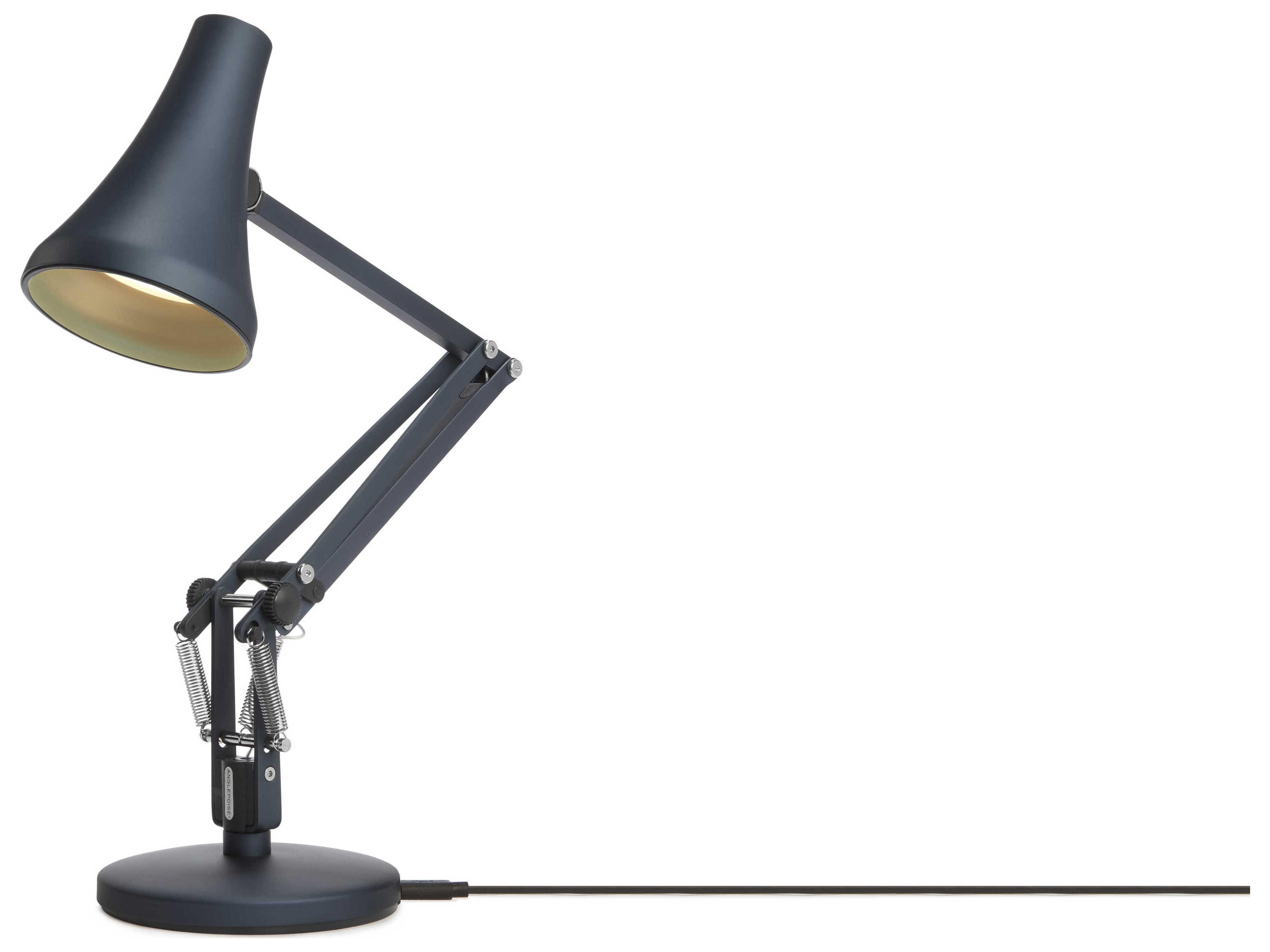 Anglepoise 90-Mini Steel Blue Grey Desk Lamp