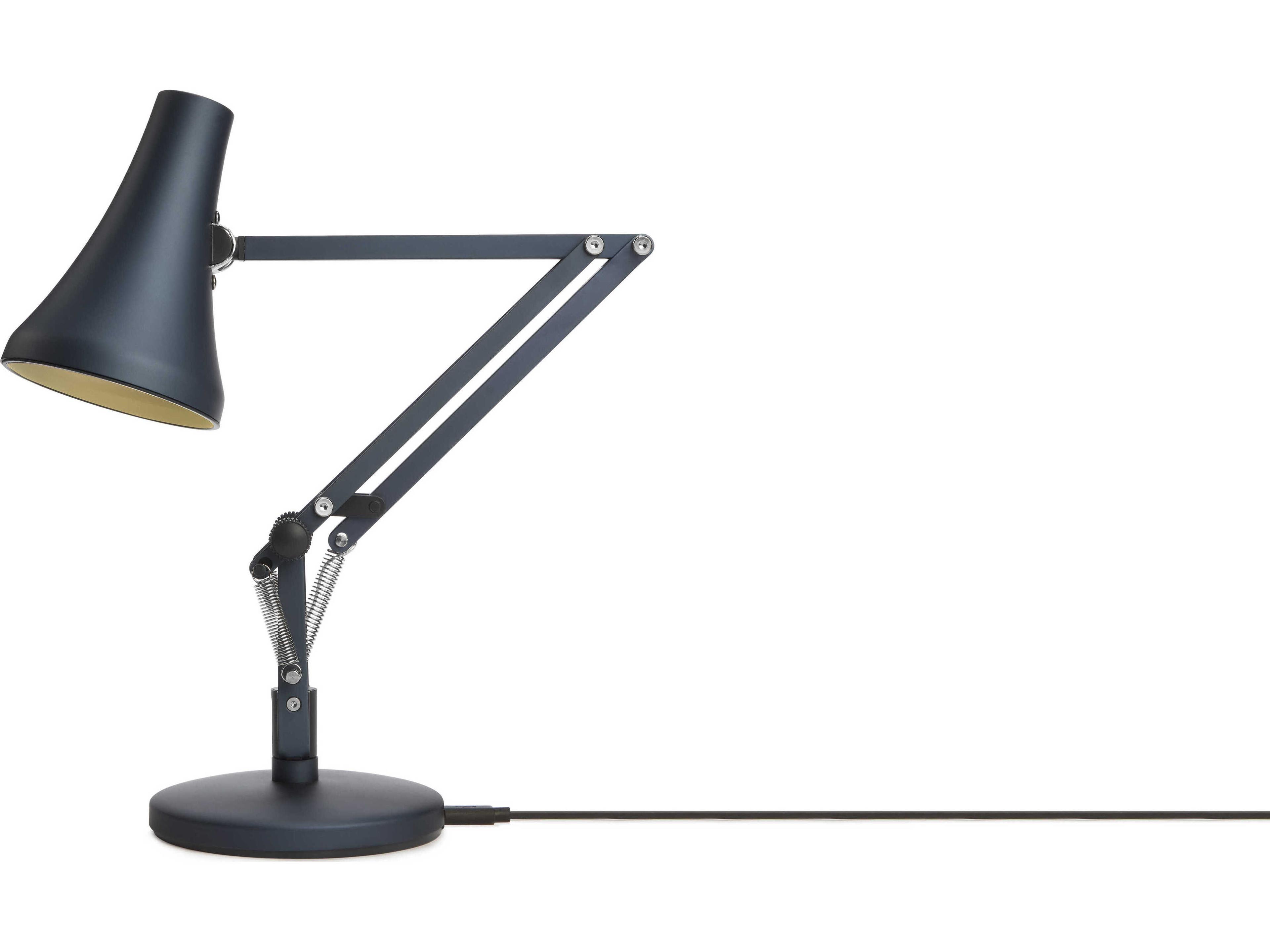 Anglepoise 90-Mini Steel Blue Grey Desk Lamp