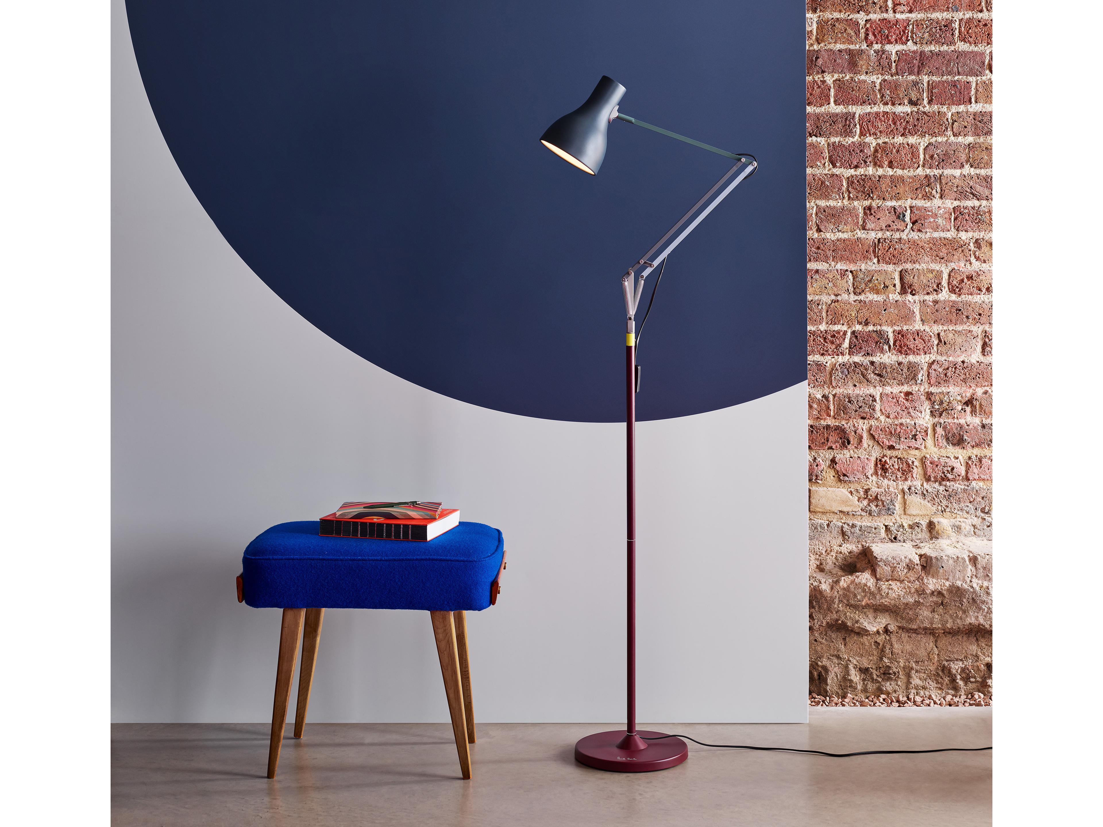 Anglepoise Type-75 Paul Smith Edition-4 Black Floor Lamp