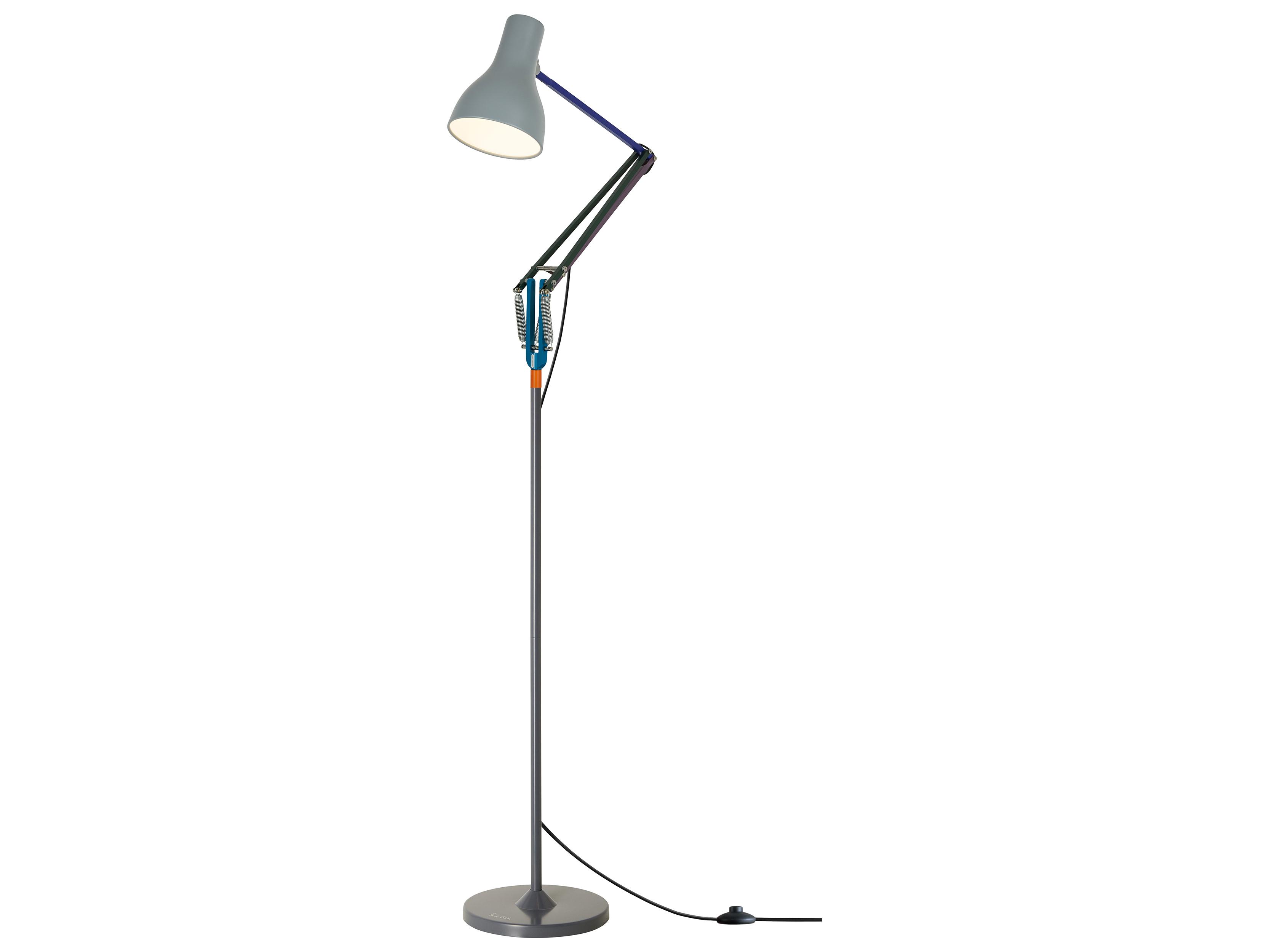 Anglepoise Type-75 Paul Smith Edition-2 Gray Floor Lamp