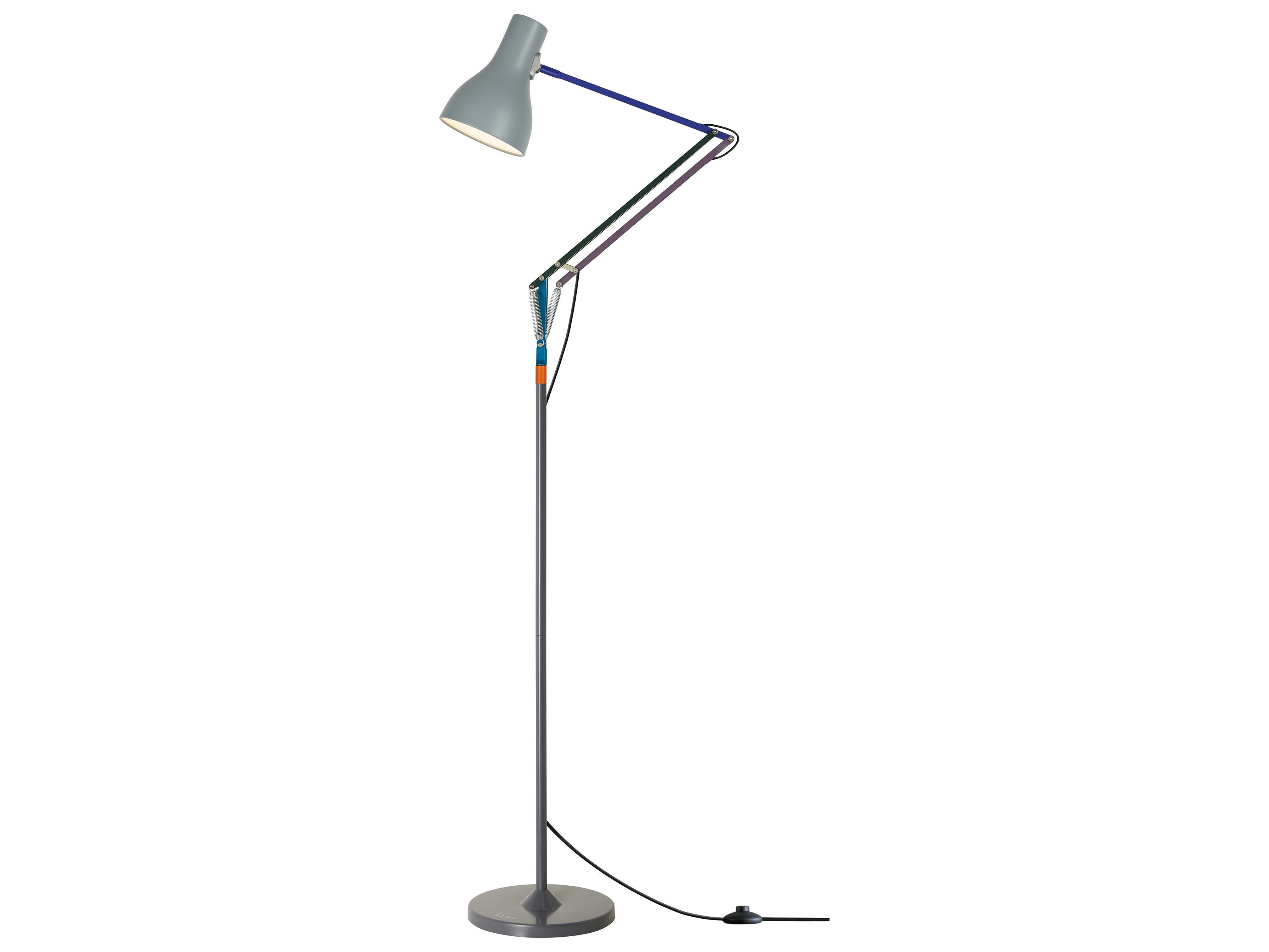 Anglepoise Type-75 Paul Smith Edition-2 Gray Floor Lamp