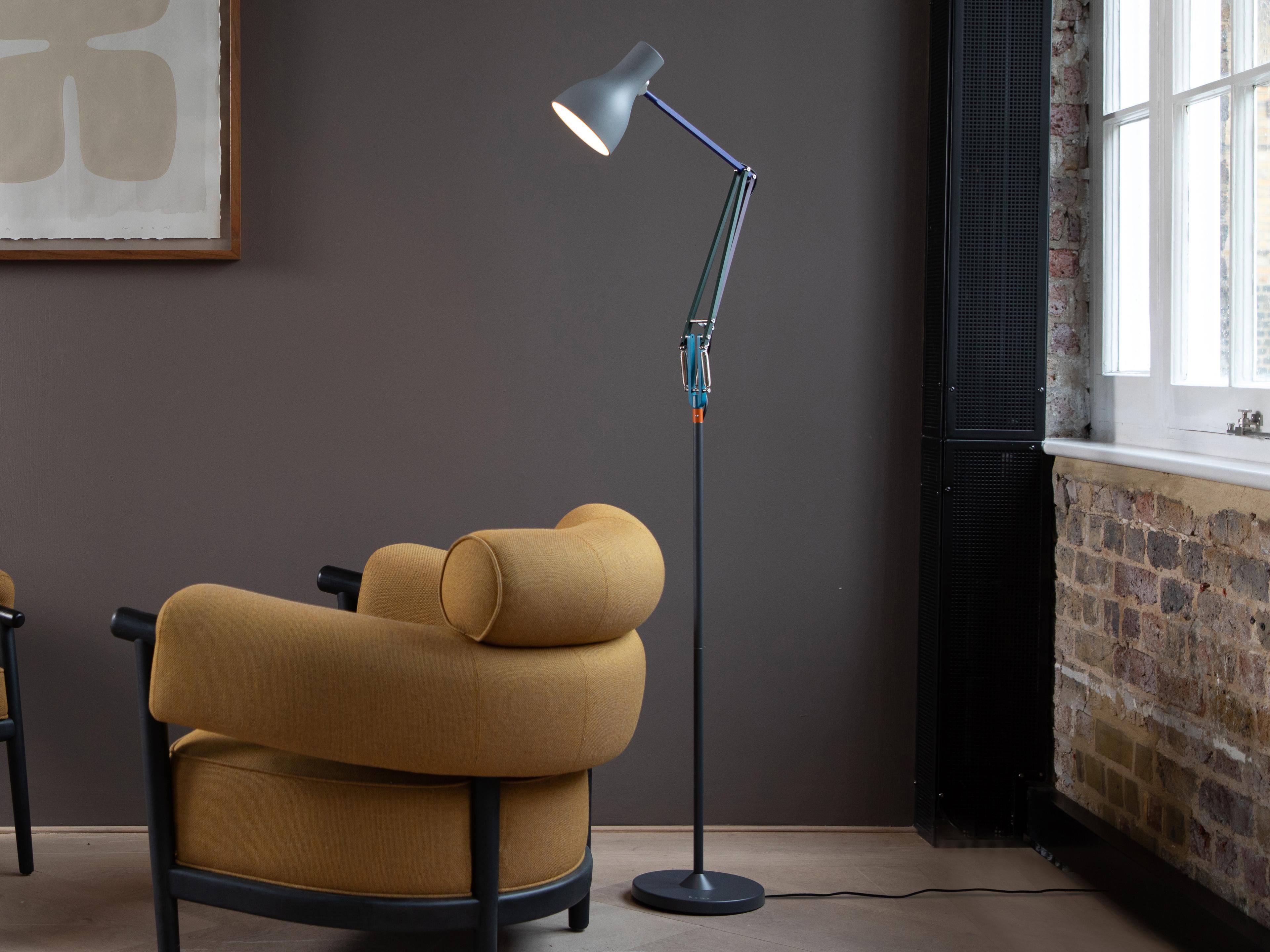 Anglepoise Type-75 Paul Smith Edition-2 Gray Floor Lamp