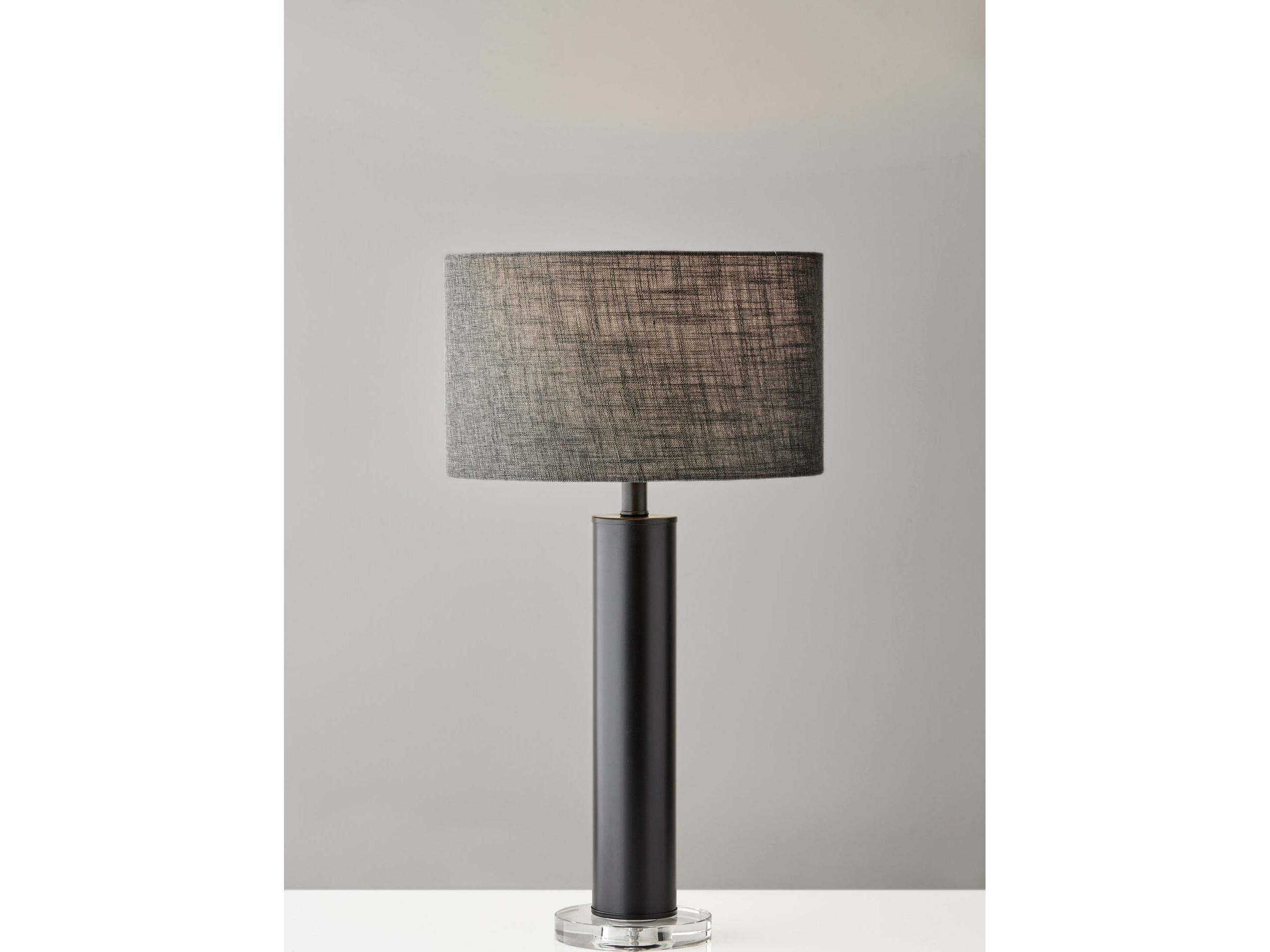Adesso Ezra Black Buffet Lamp