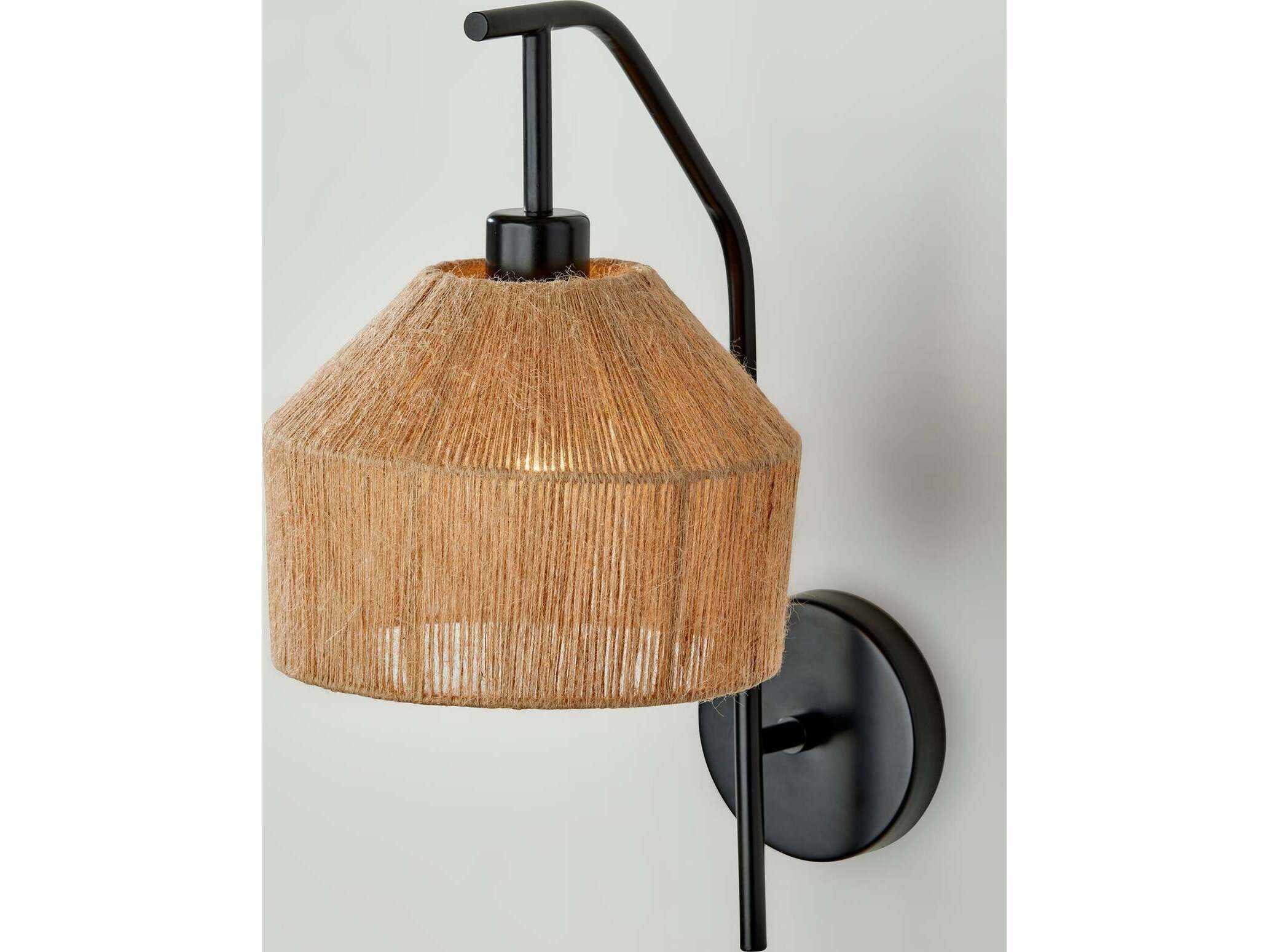 Adesso Amalfi Black Wall Sconce
