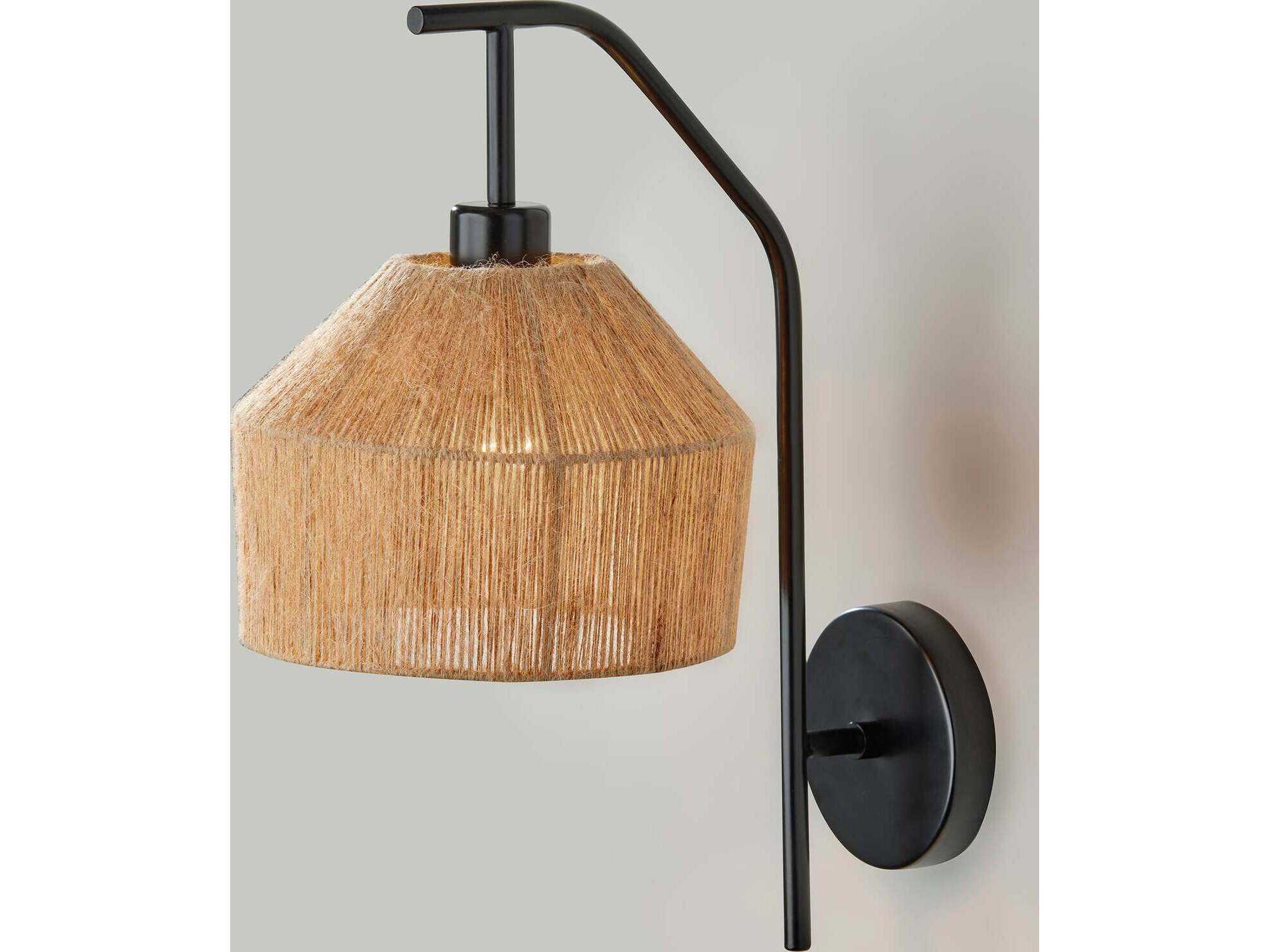 Adesso Amalfi Black Wall Sconce