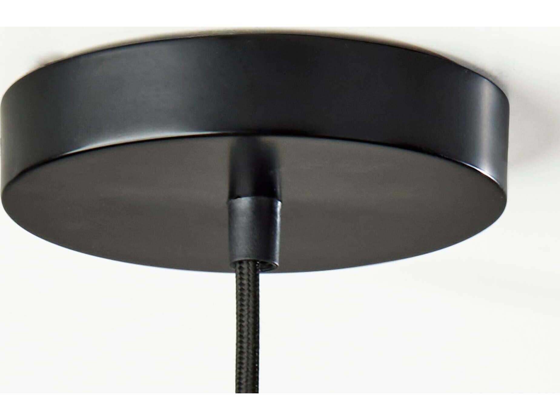 Adesso Amalfi Black Dome Pendant