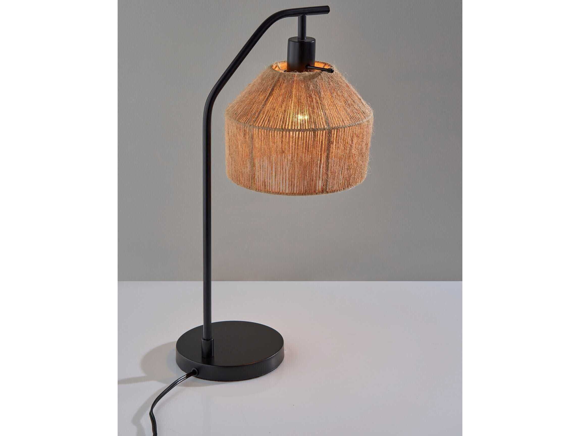 Adesso Amalfi Black Table Lamp