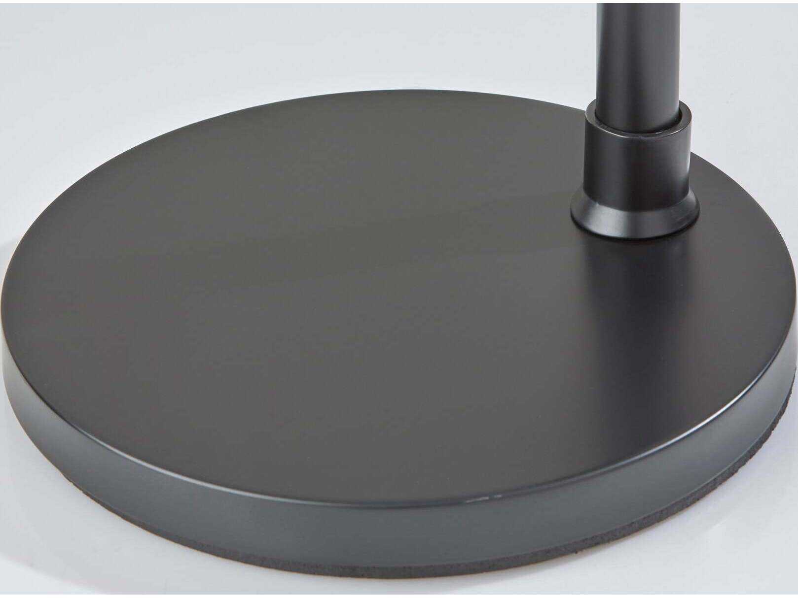 Adesso Amalfi Black Floor Lamp