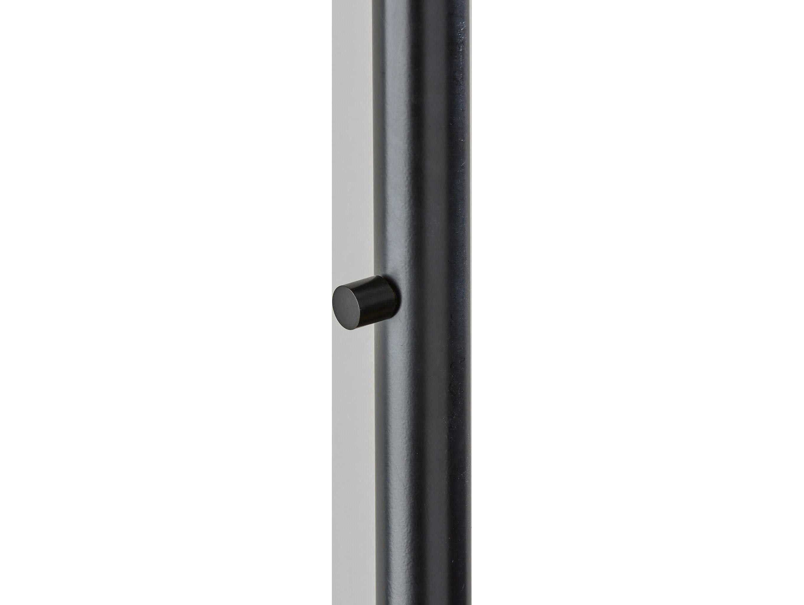 Adesso Amalfi Black Floor Lamp