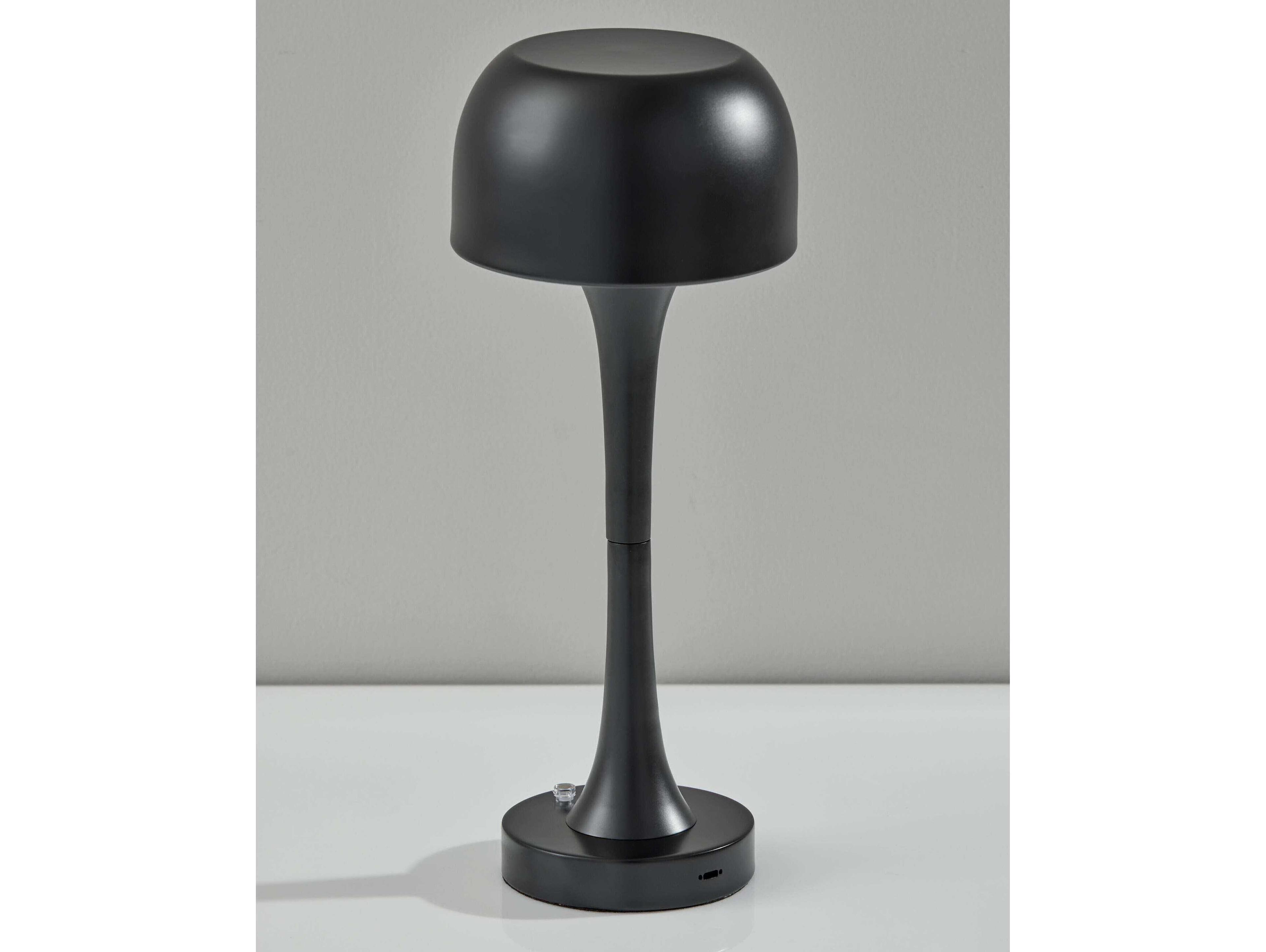 Adesso Jimmy Black Metal Table Lamp