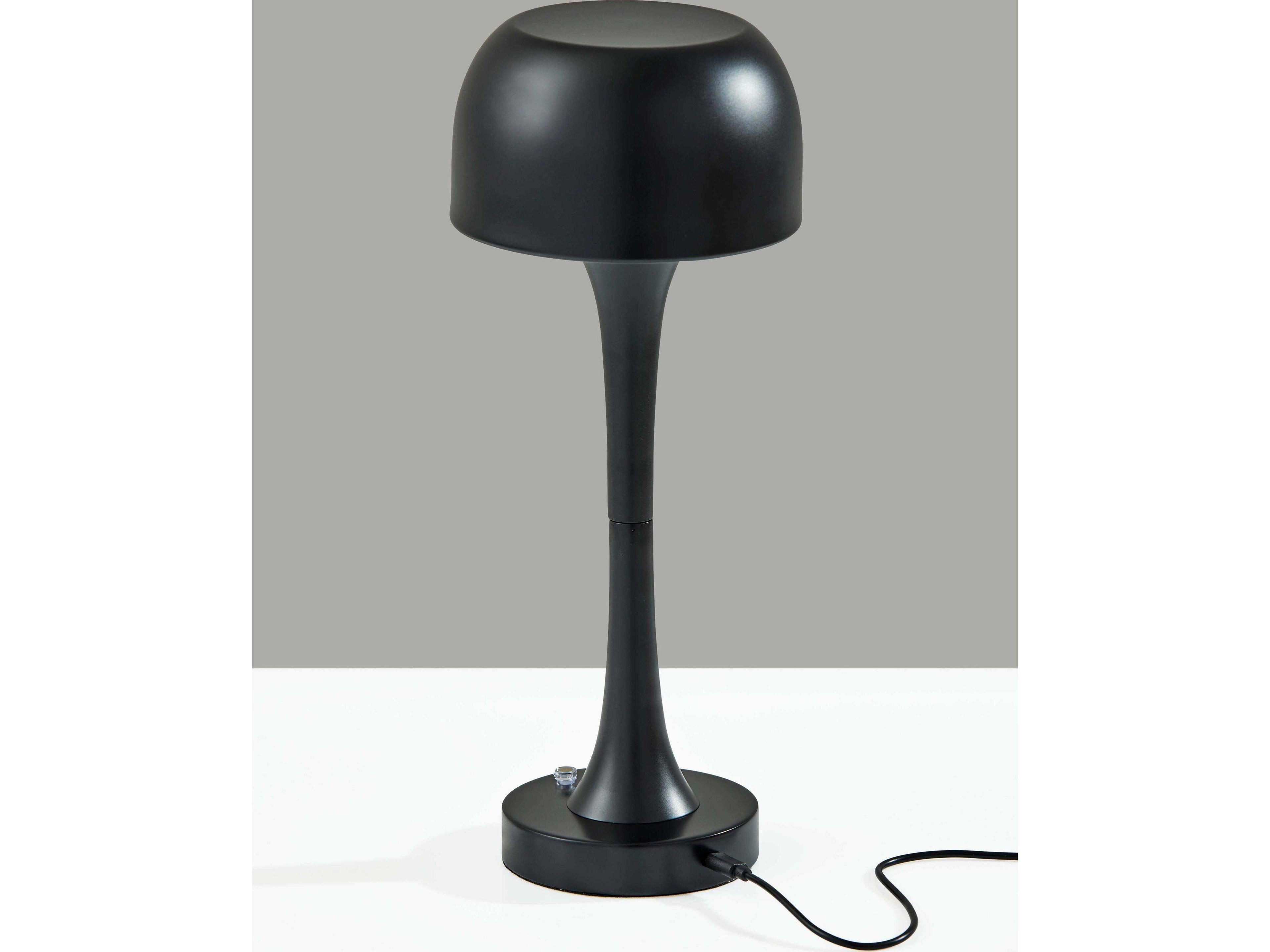Adesso Jimmy Black Metal Table Lamp