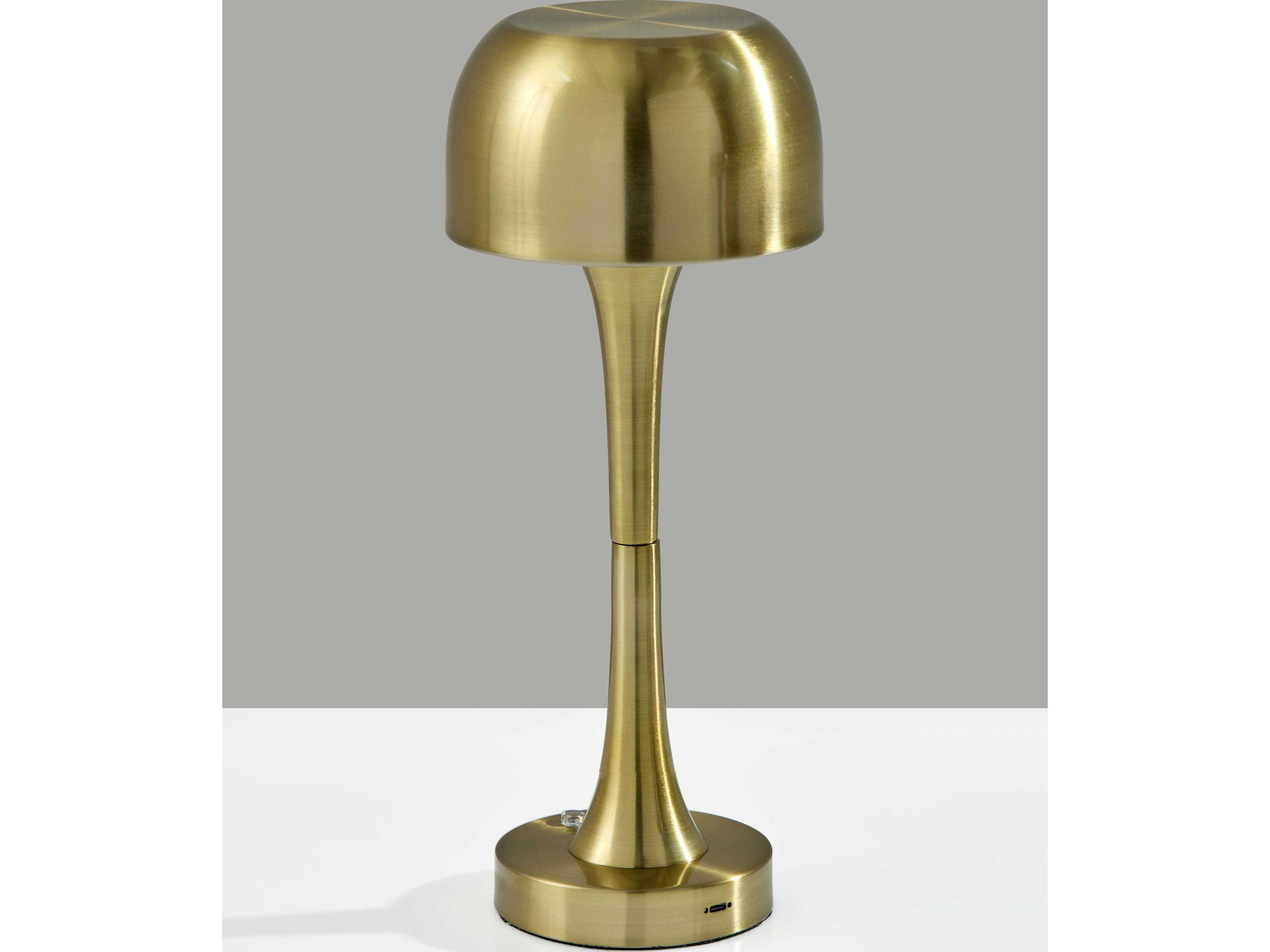 Adesso Jimmy Antique Brass Table Lamp